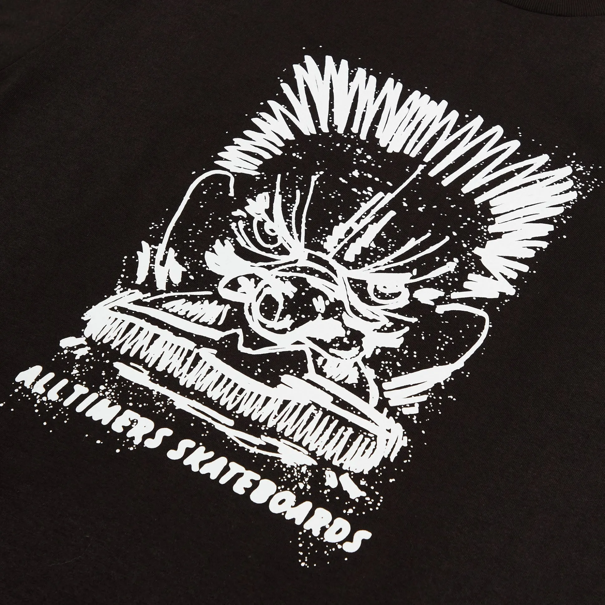 Alltimers Smushed Face Tee - Black