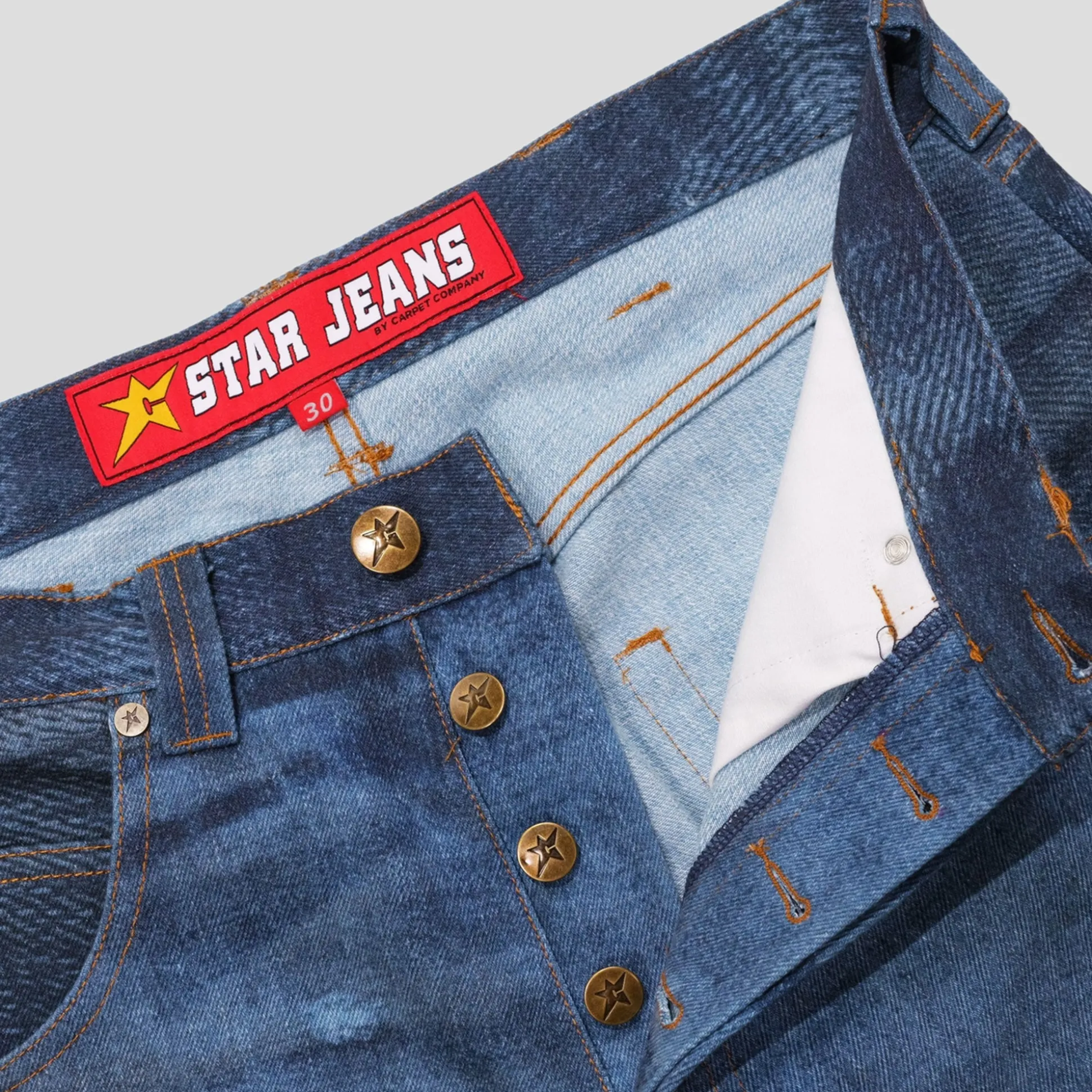 Carpet Company 17 Oz Selvedge New Old Jeans - Denim Blue