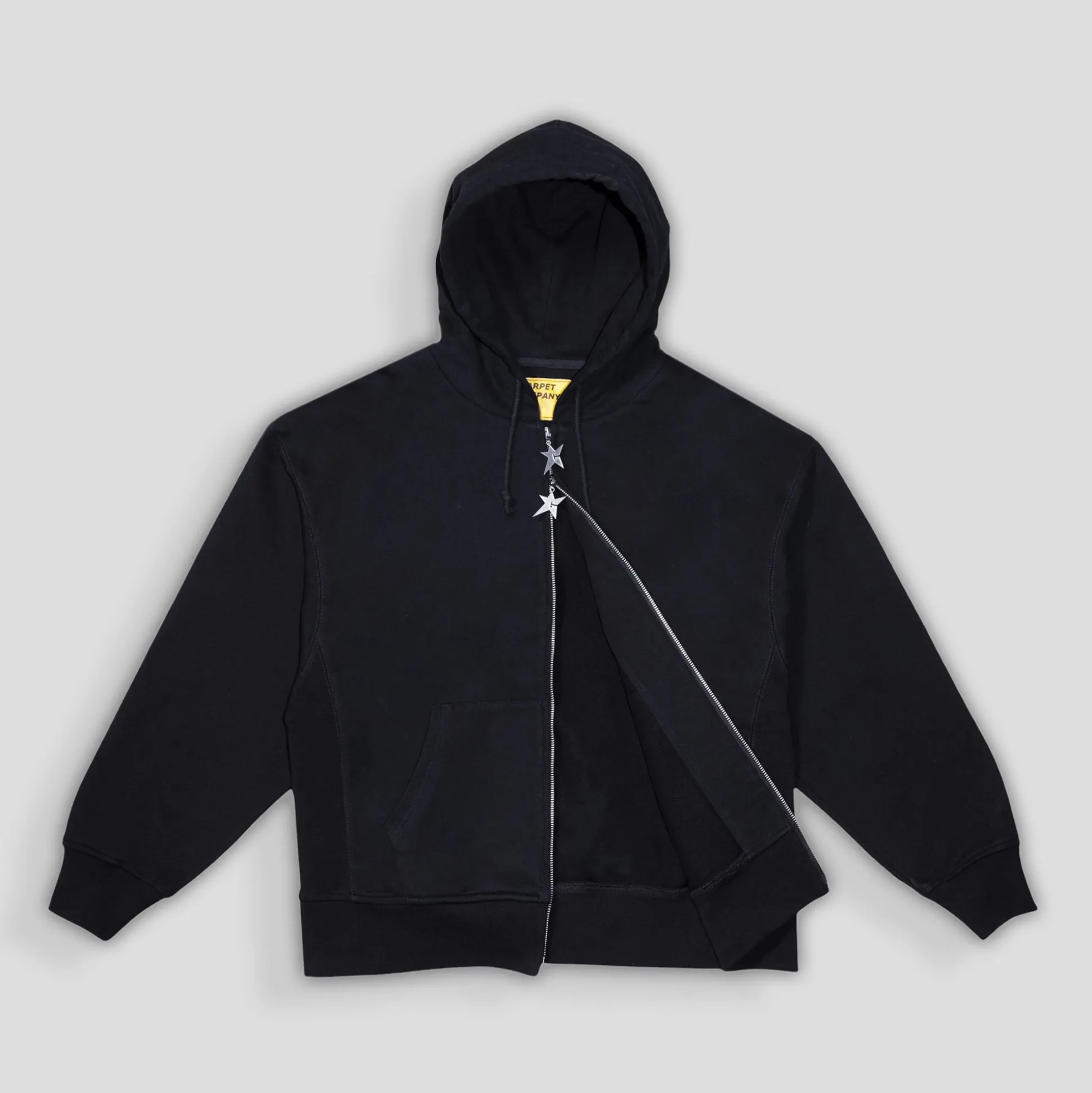 Carpet Company Big C-Star Double Zip Hoodie - Black