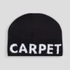 Carpet Rhinestone Beanie - Black