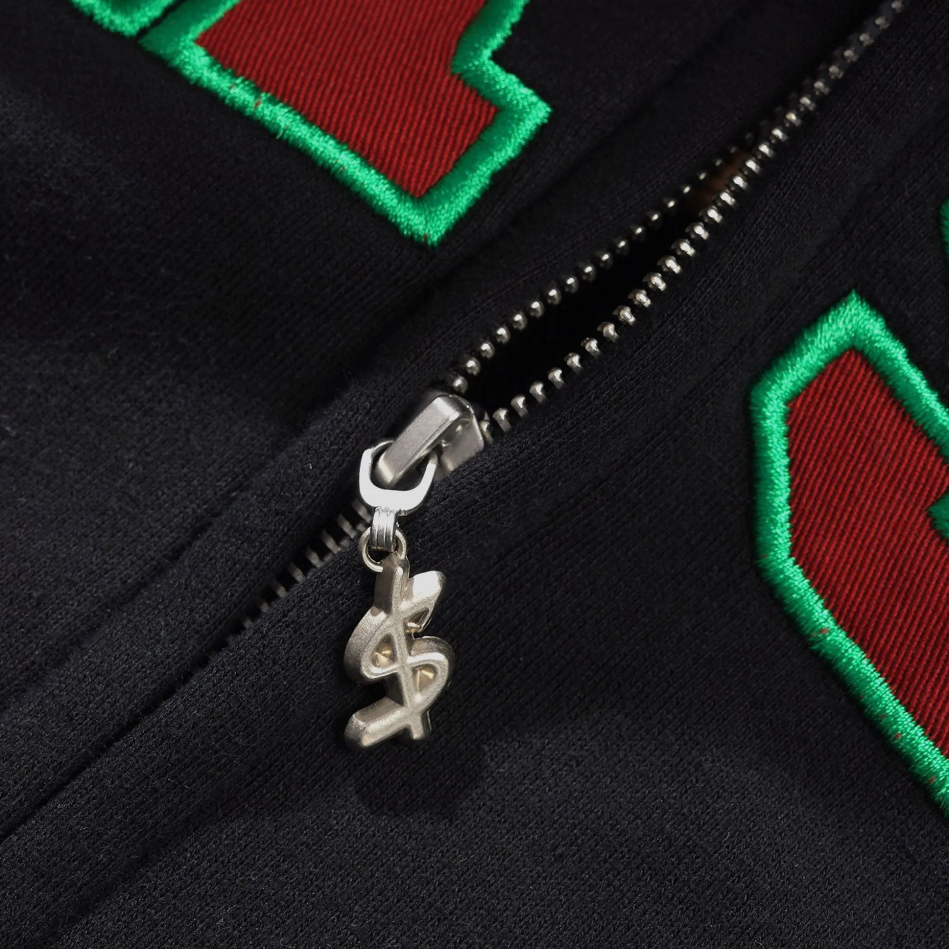 Cash Only Campus Zip-Thru Hood - Washed Black