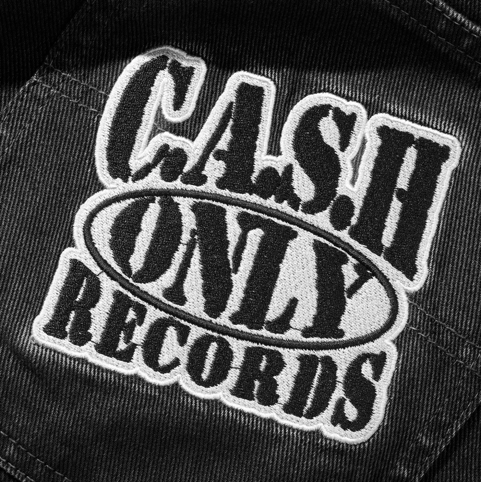 Cash Only Records Denim Shorts - Black