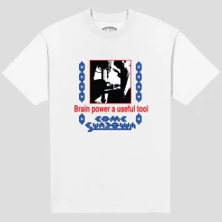 Come Sundown Brain Power Tee - White