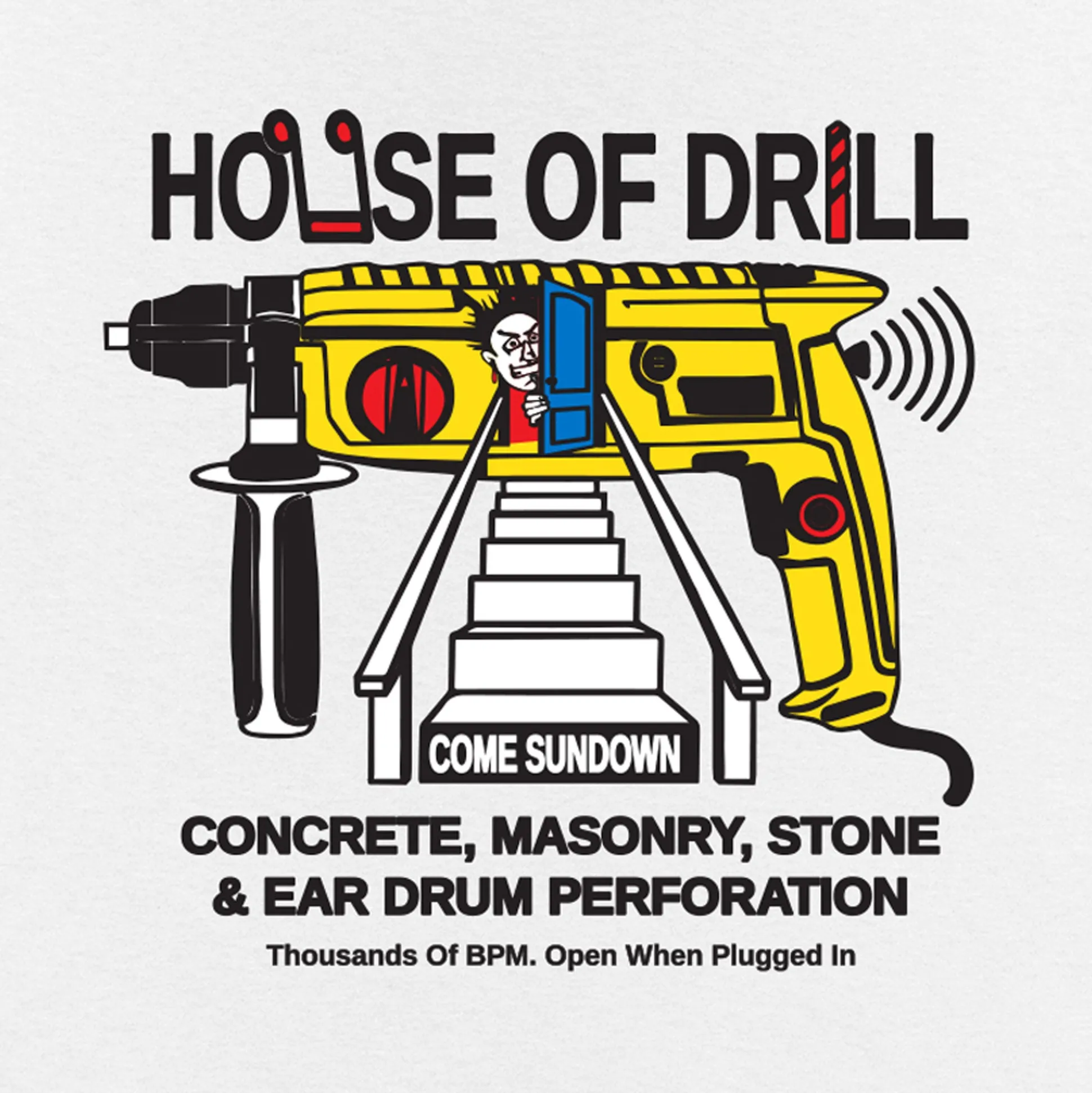 Come Sundown House of Drill Tee - White