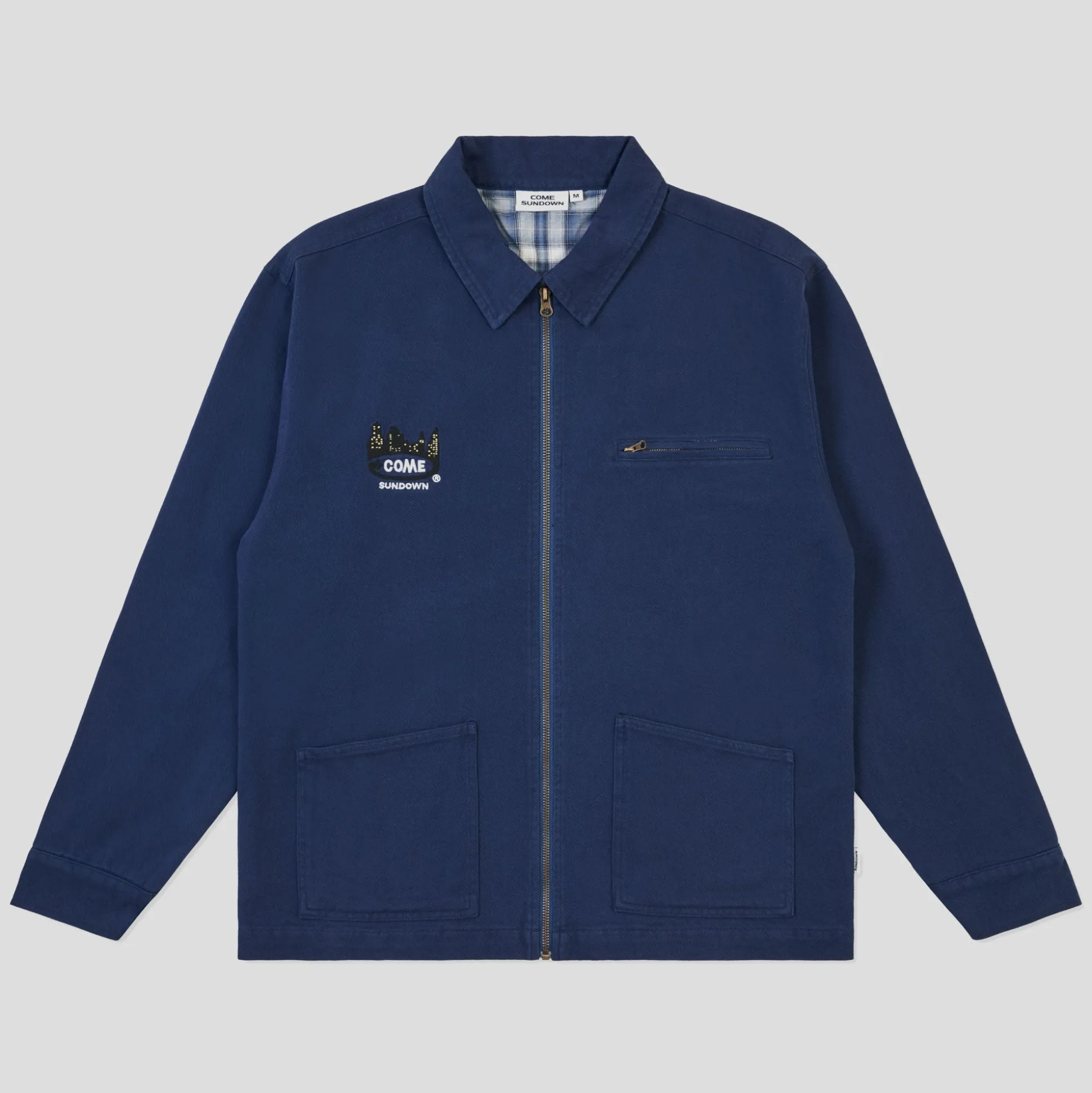 Come Sundown Toil Jacket - Washed Blue