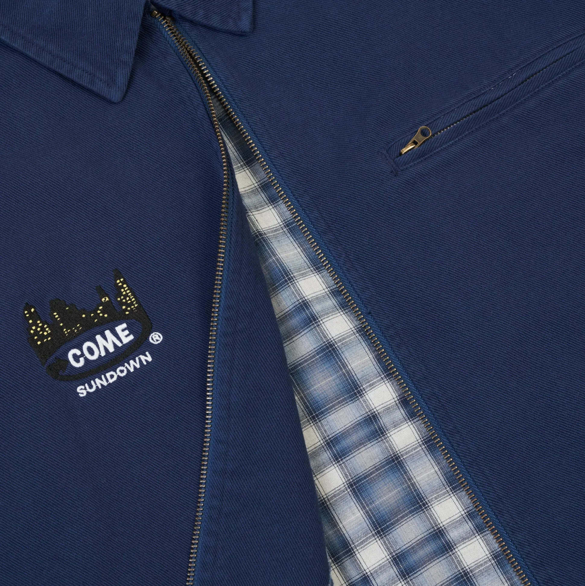 Come Sundown Toil Jacket - Washed Blue