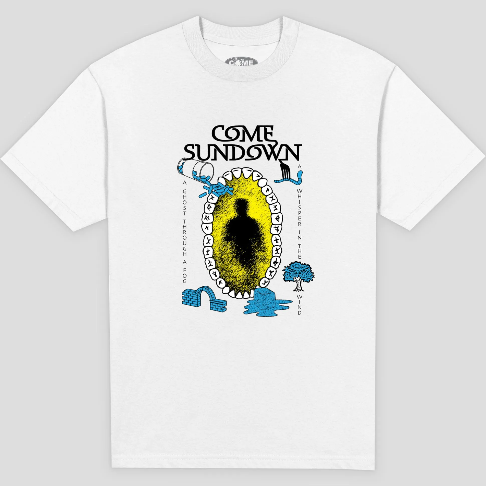 Come Sundown Whisper Tee - White