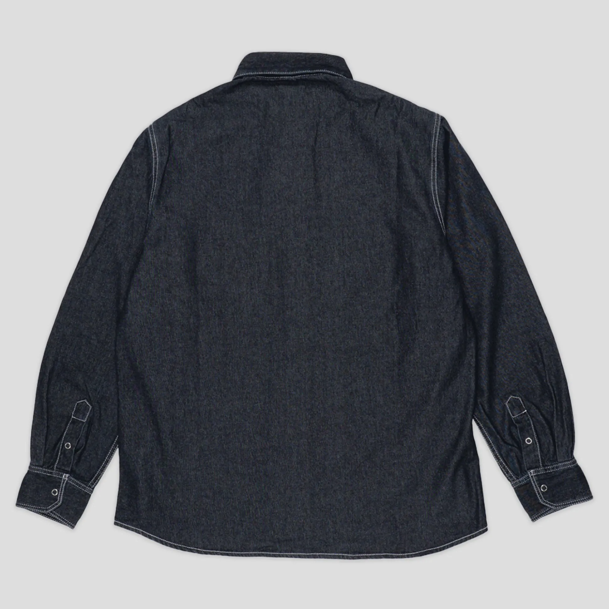Dancer Double Pocket Shirt - Chambray Black