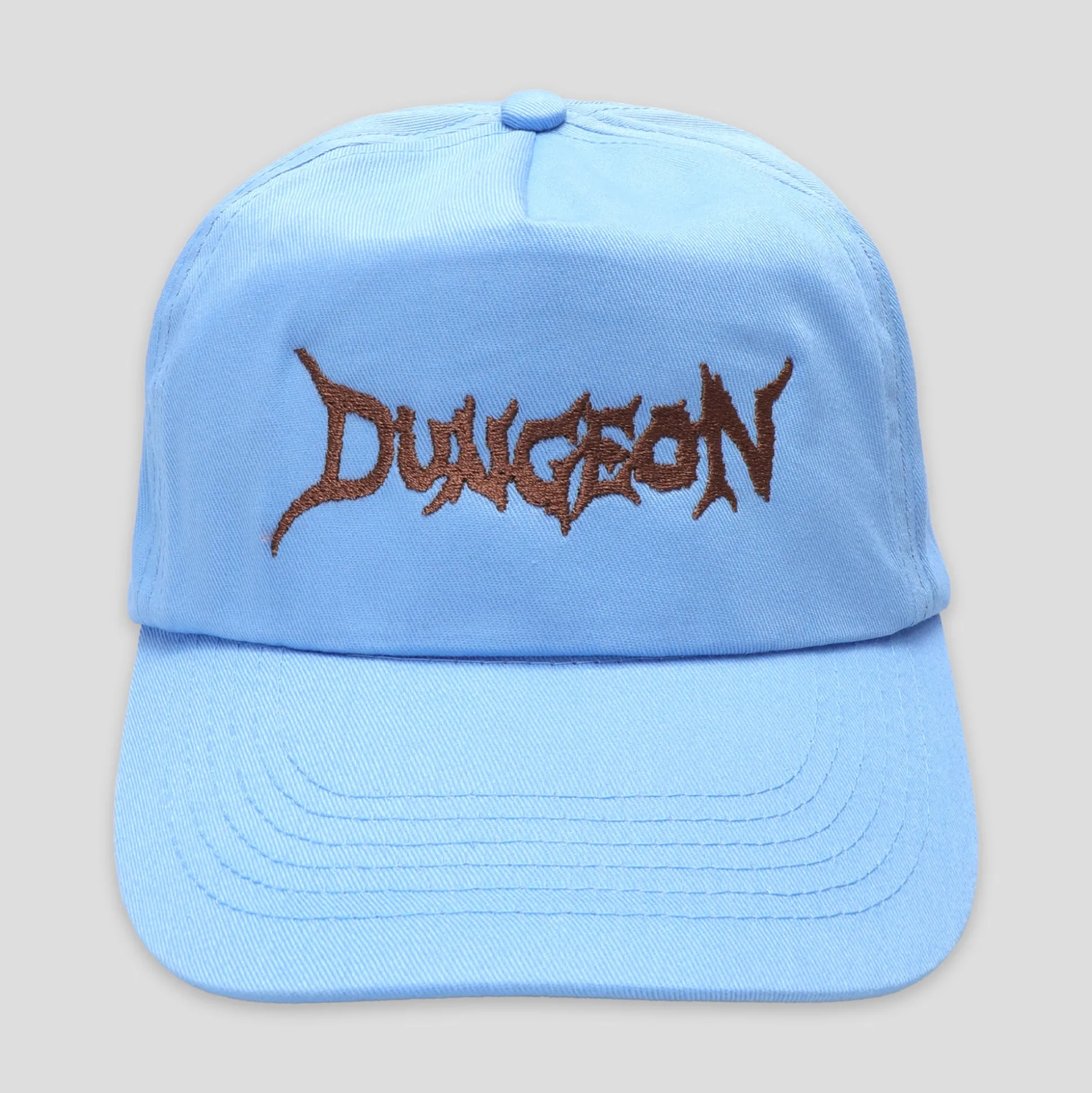 Dungeon Rip Strip Logo Cap - Skyclad - Blue / Brown