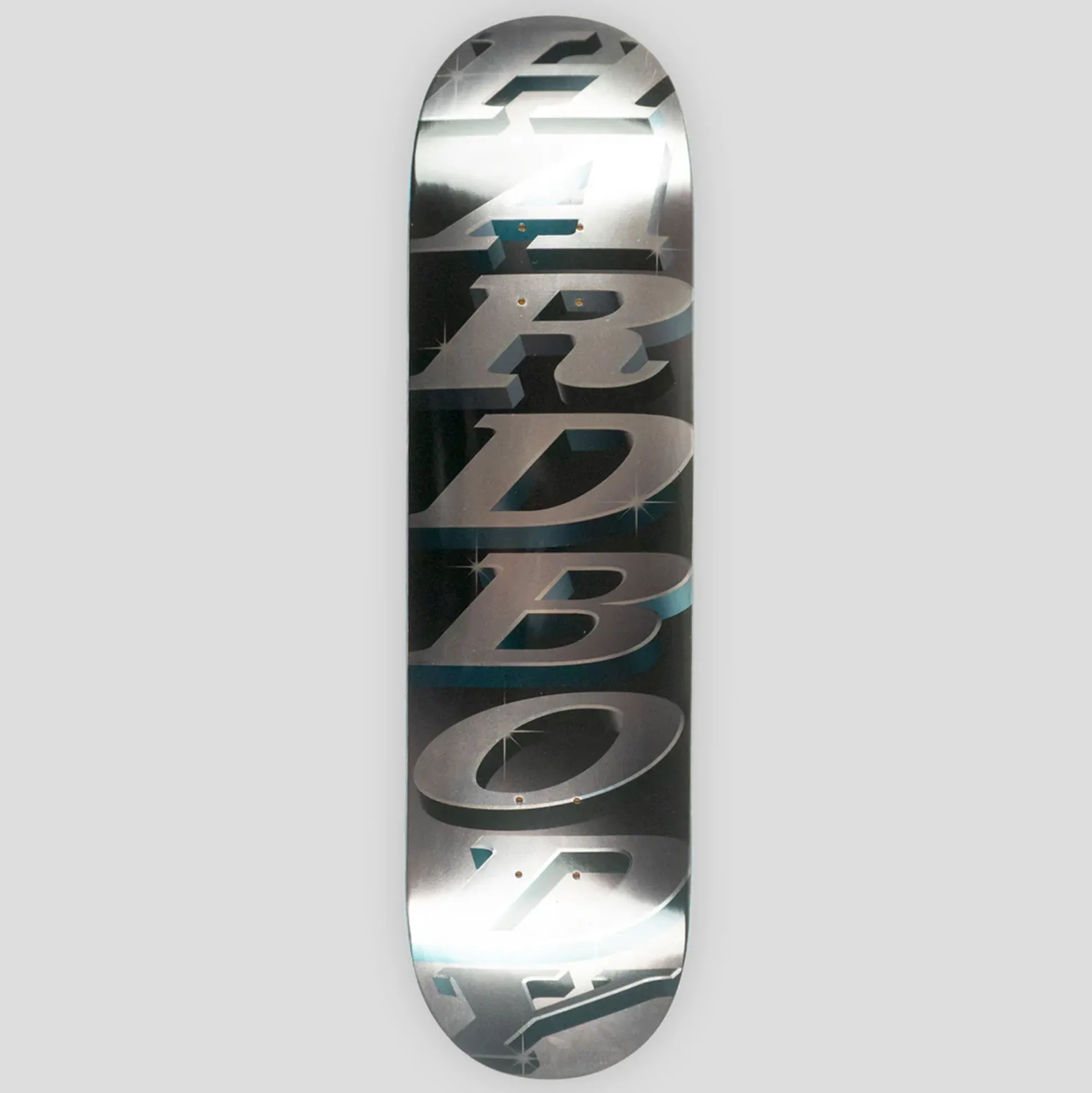 Hardbody Stacked Logo - Grey / Blue Foil
