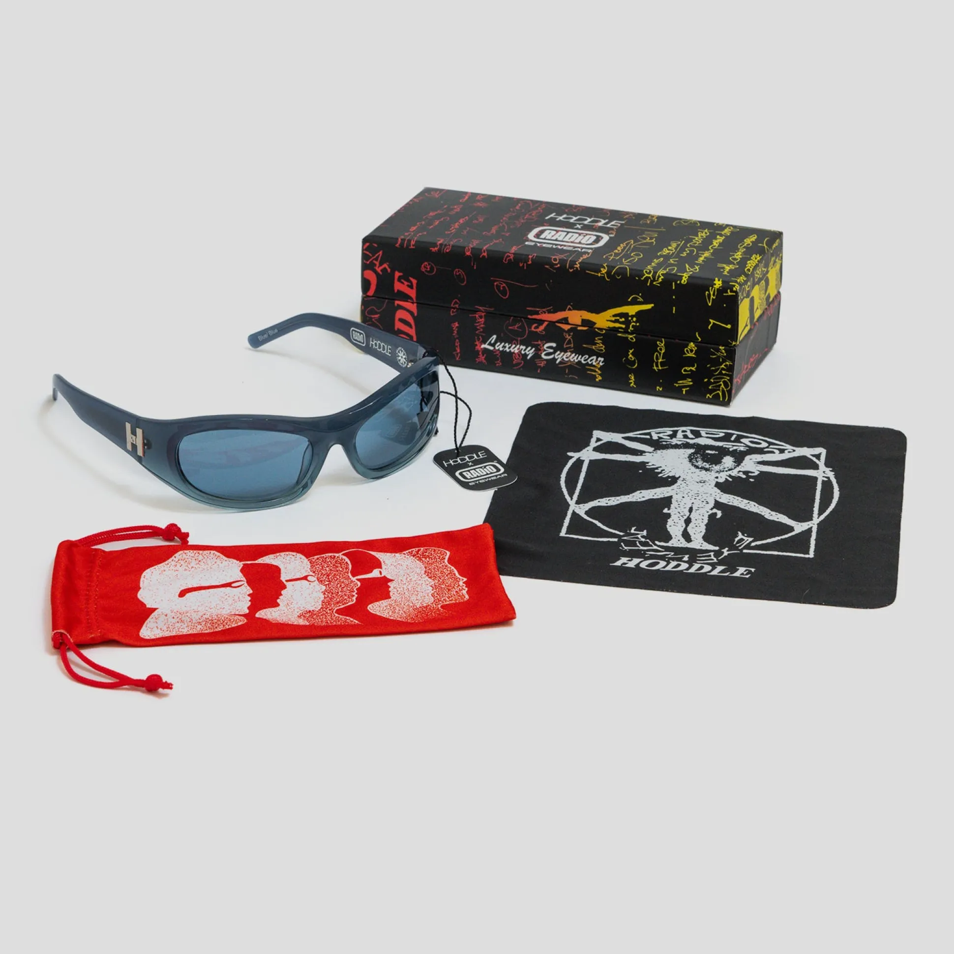 Hoddle & Radio Prestigio Sunglasses - Blue