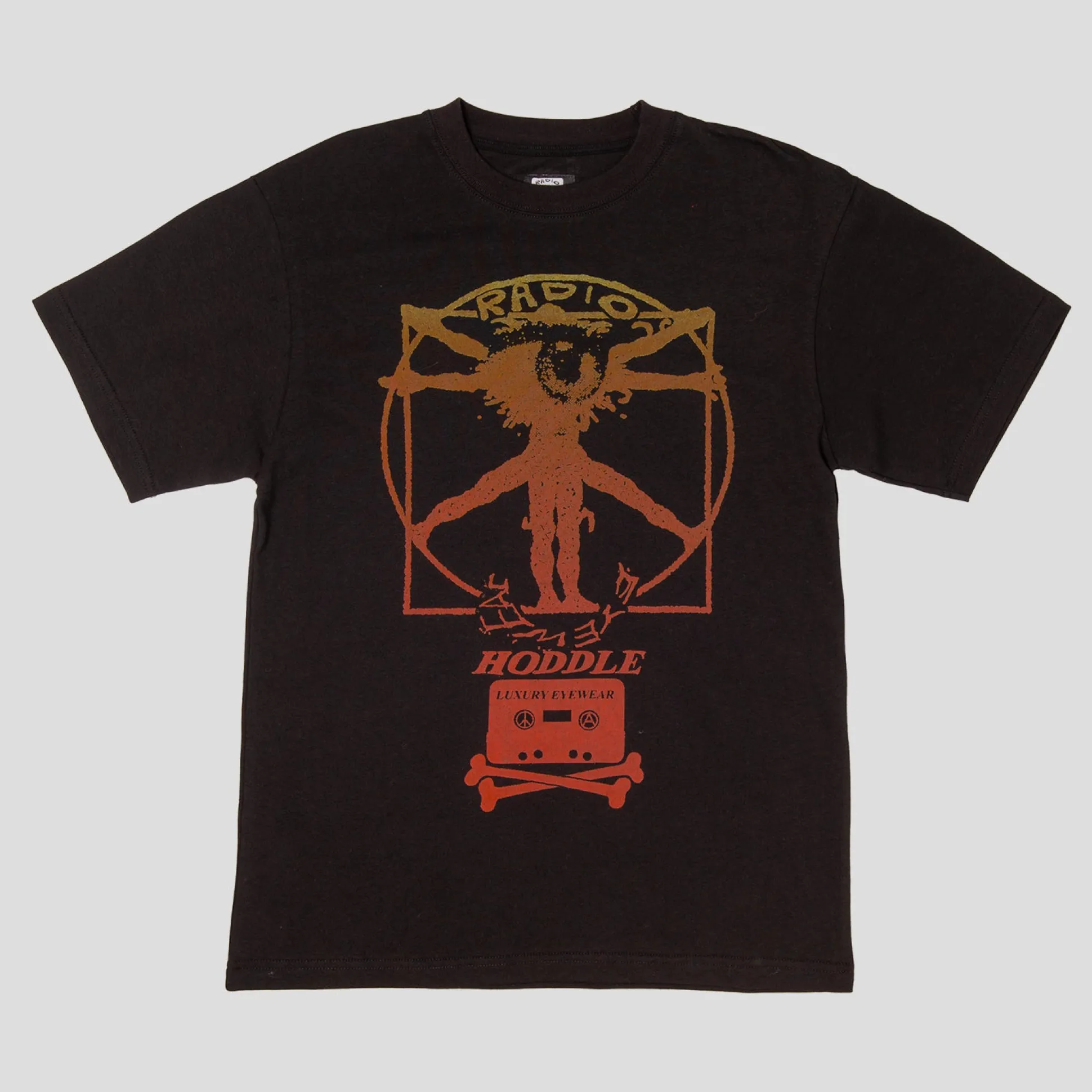 Hoddle & Radio Tracklist Tee - Black