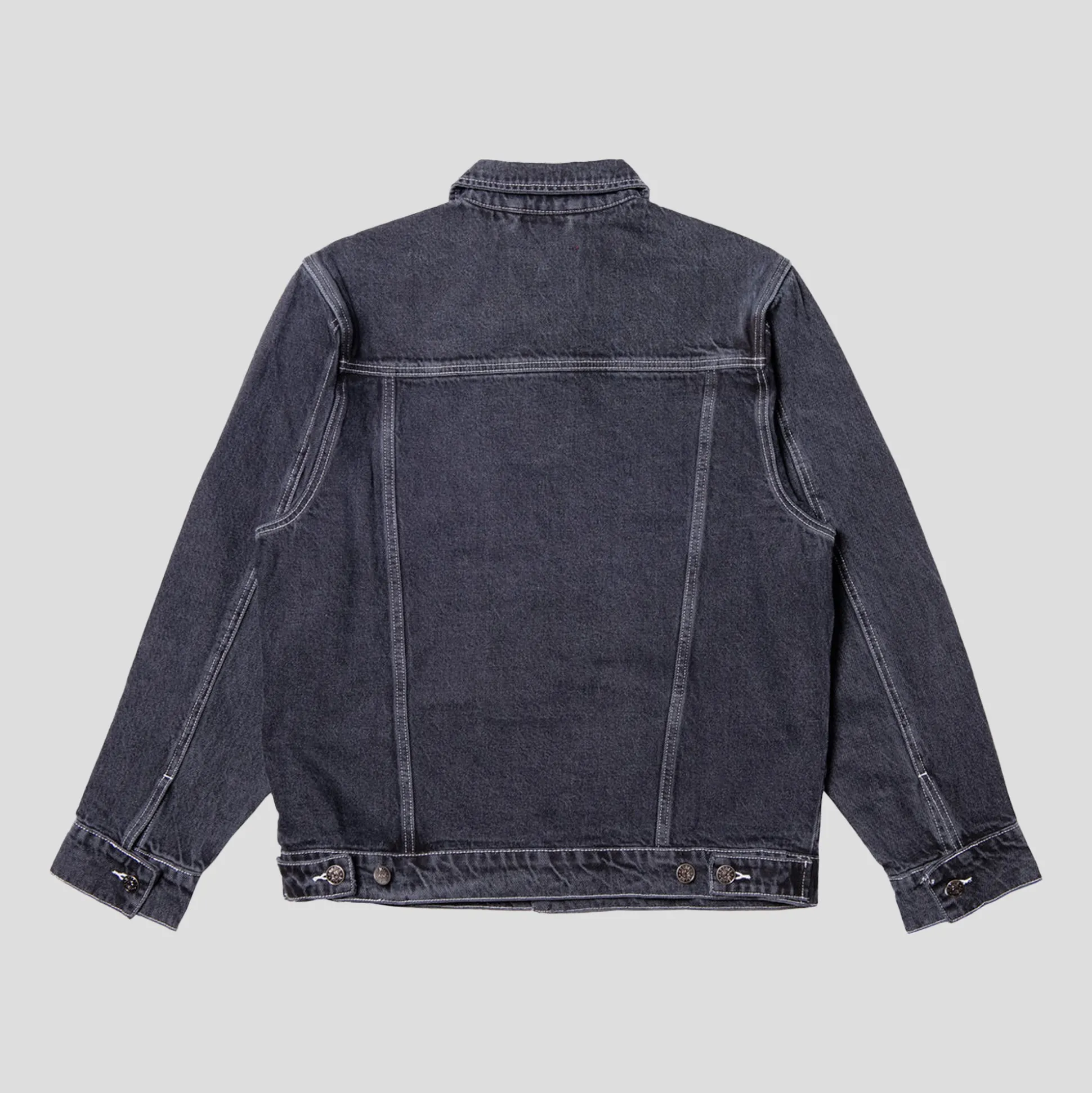 Hoddle Denim Trucker Jacket - Faded Black