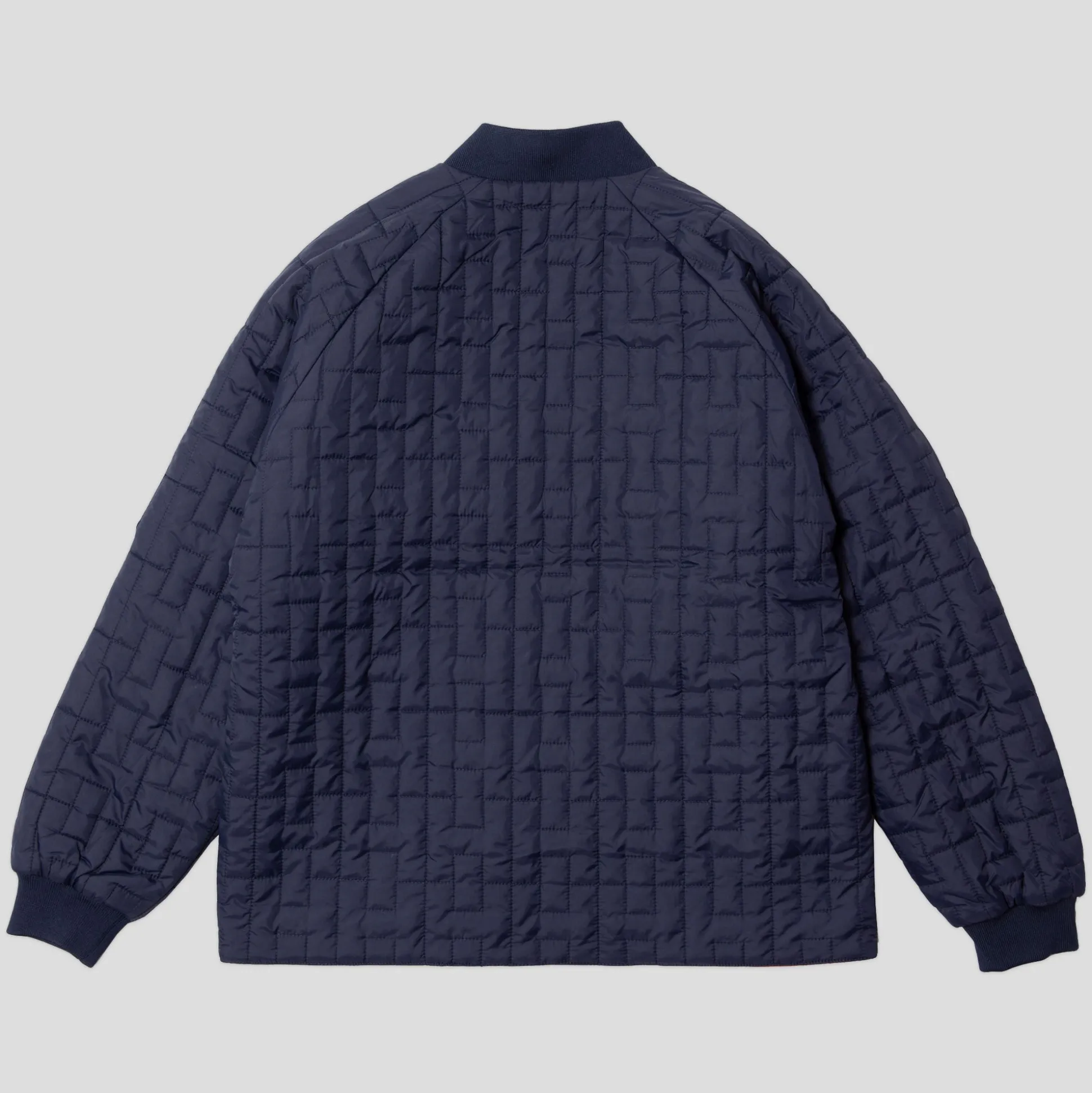 Hoddle M1 Reversible Bomber Jacket - Navy / Safety Orange