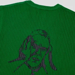 Hoddle Ribbed Vest - Forest Green