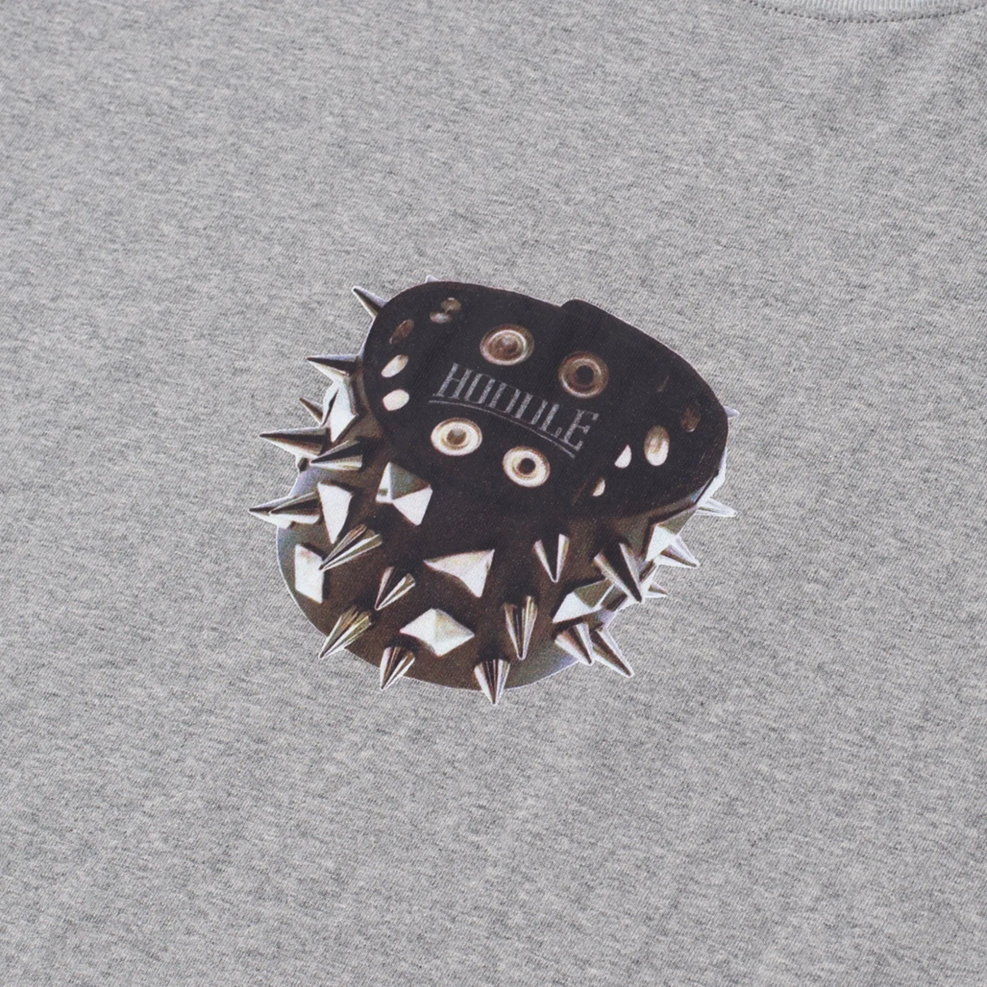 Hoddle Stud Tee - Grey Heather