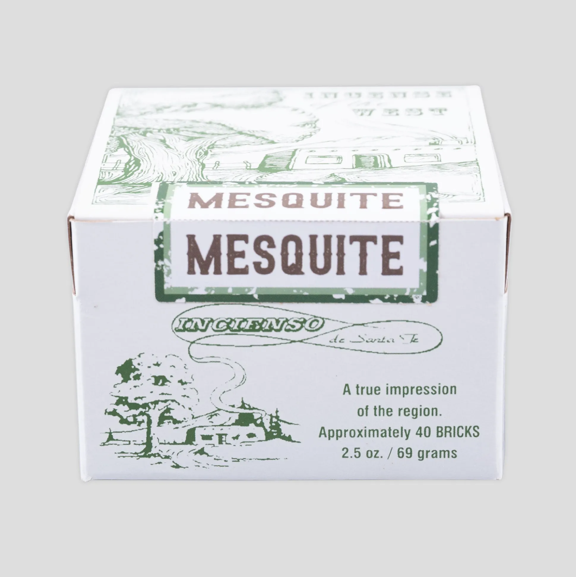 Incienso De Santa Fe Incense Bricks - Mesquite Wood