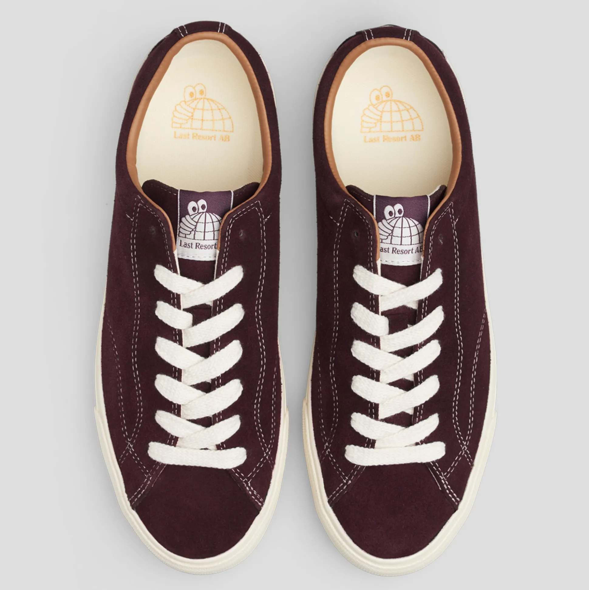 Last Resort AB VM003 Suede - Fig Red / White