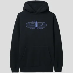 Lo-Fi Process Pullover Hood - Black