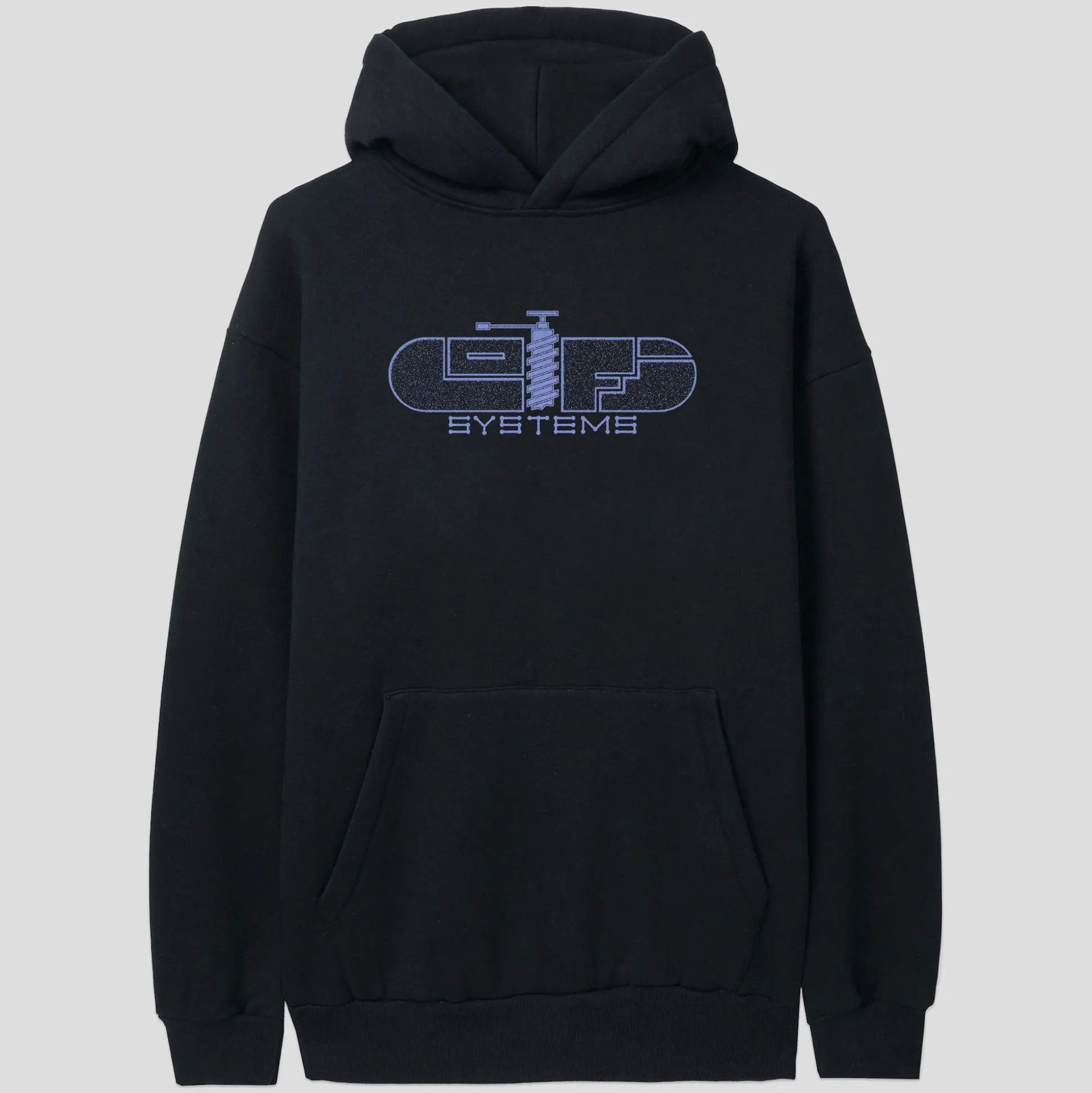 Lo-Fi Process Pullover Hood - Black