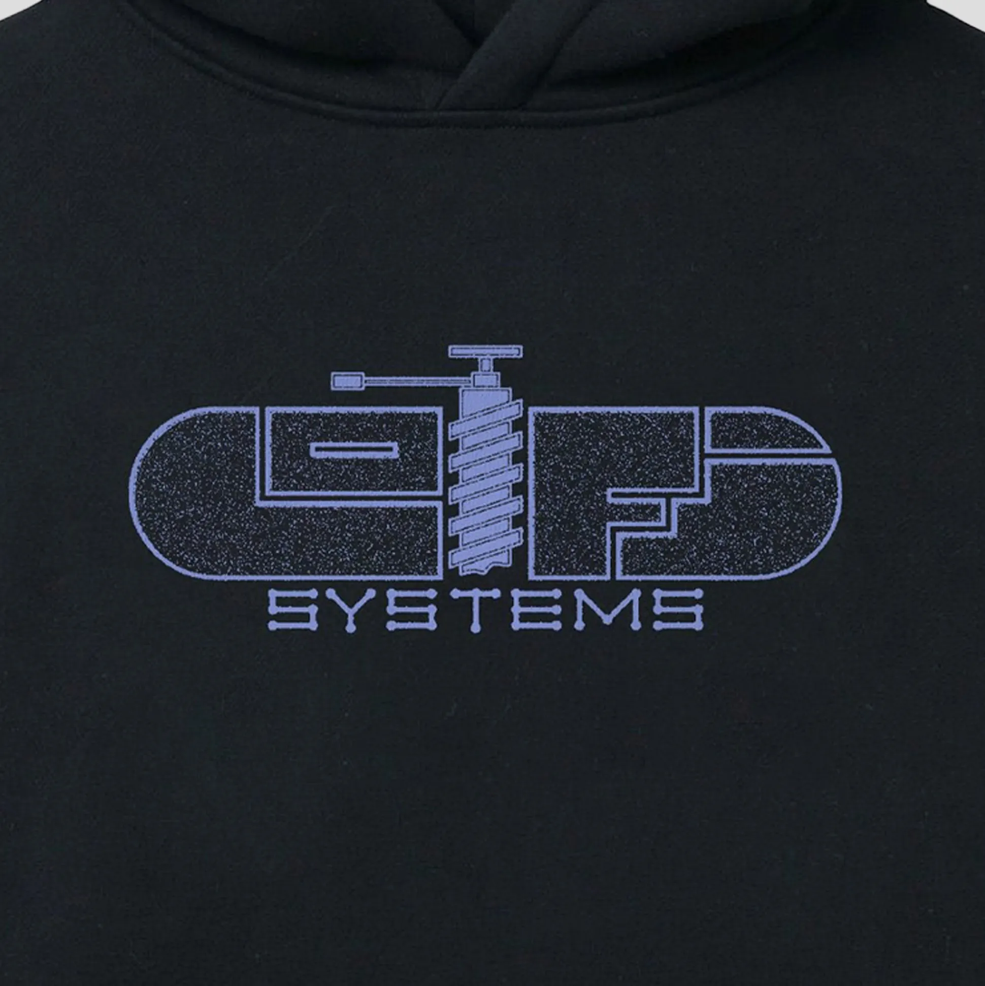 Lo-Fi Process Pullover Hood - Black