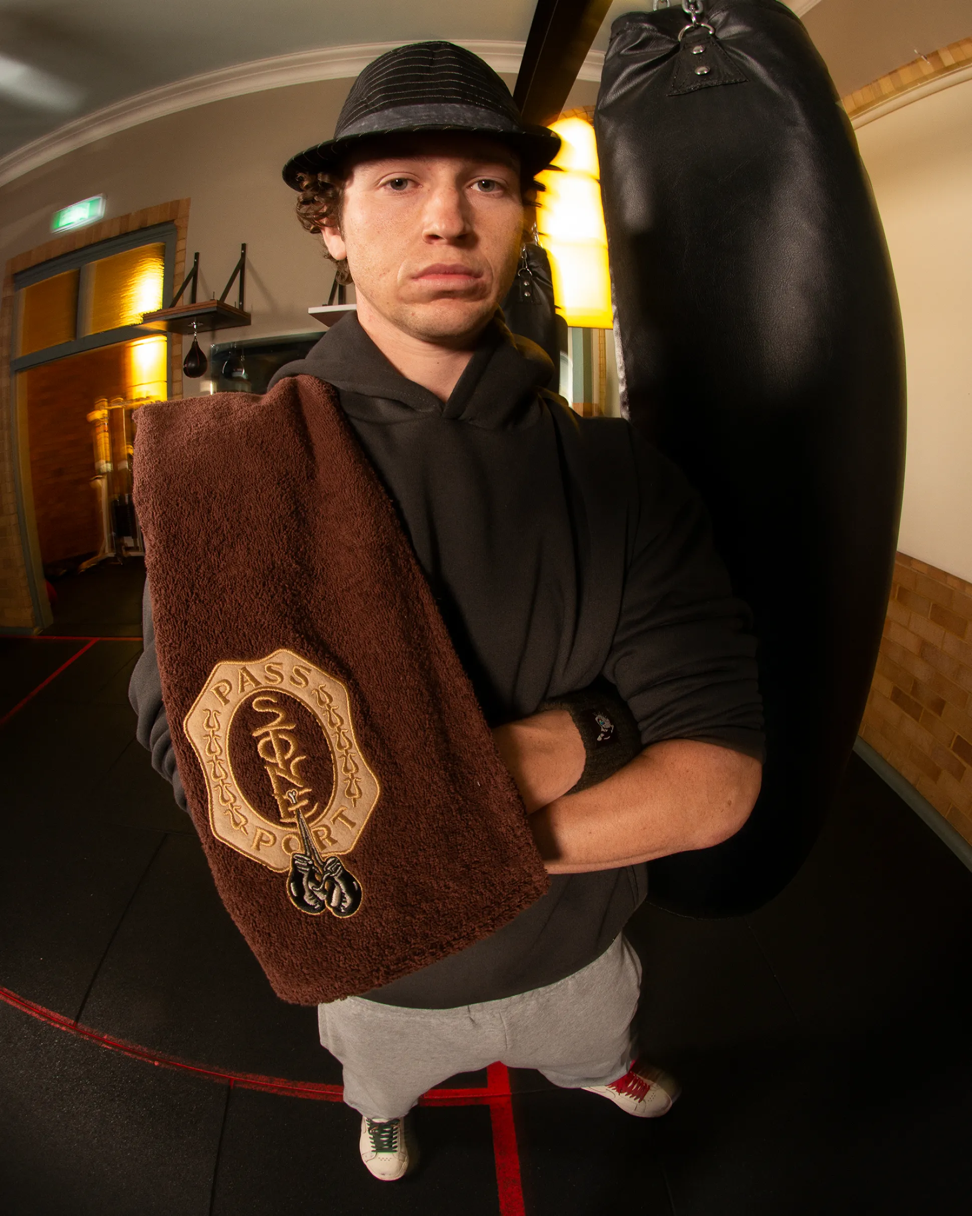 Pass~Port & Anthony "Stone" Mapstone Boxing Corner Towel