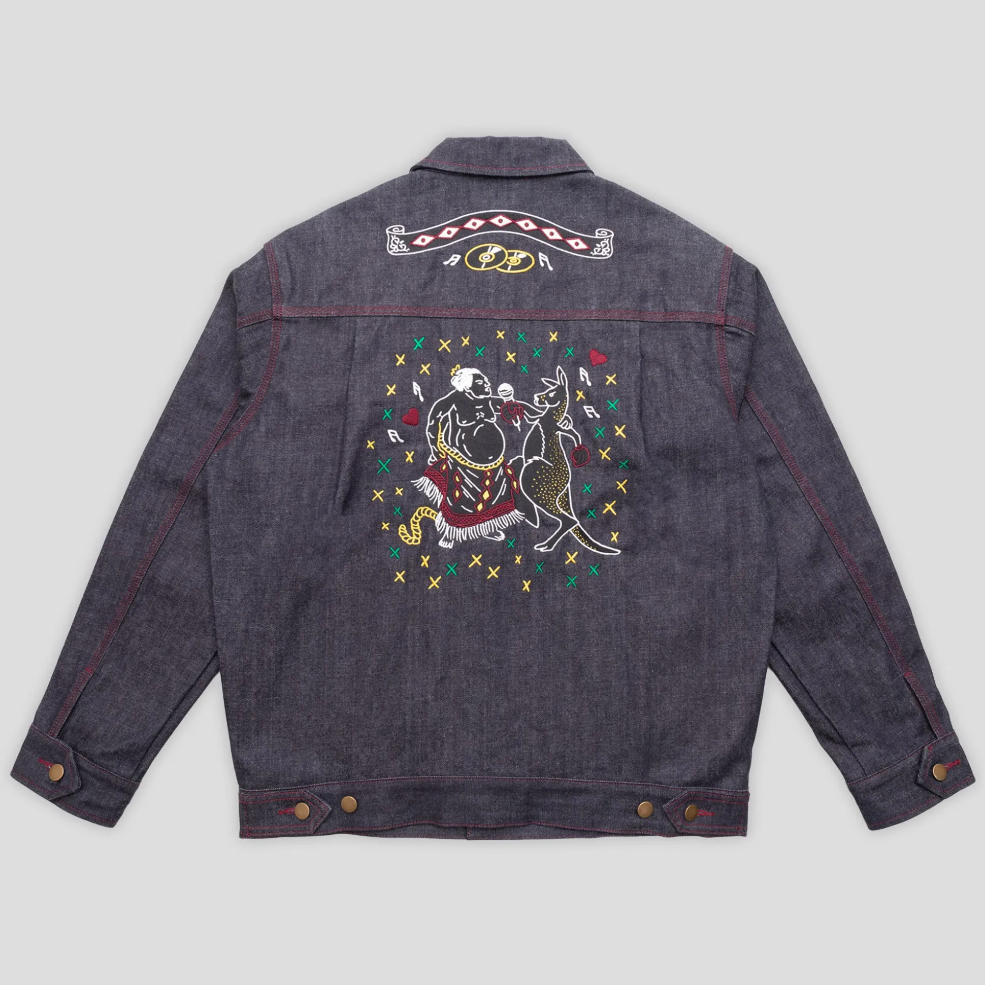 Pass~Port & Evisen Selvedge Denim Workers Club Jacket - Raw Denim