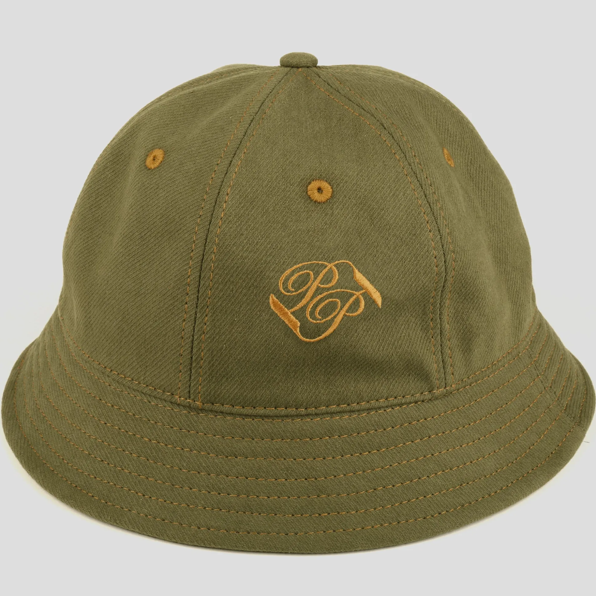 PASS~PORT "BANNER" BUCKET HAT OLIVE