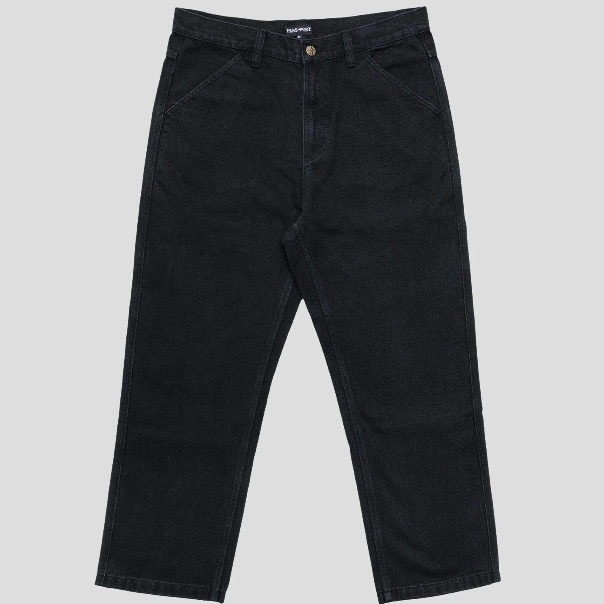 Pass~Port Blended Recycled Cotton Workers Club Jean - Washed Black
