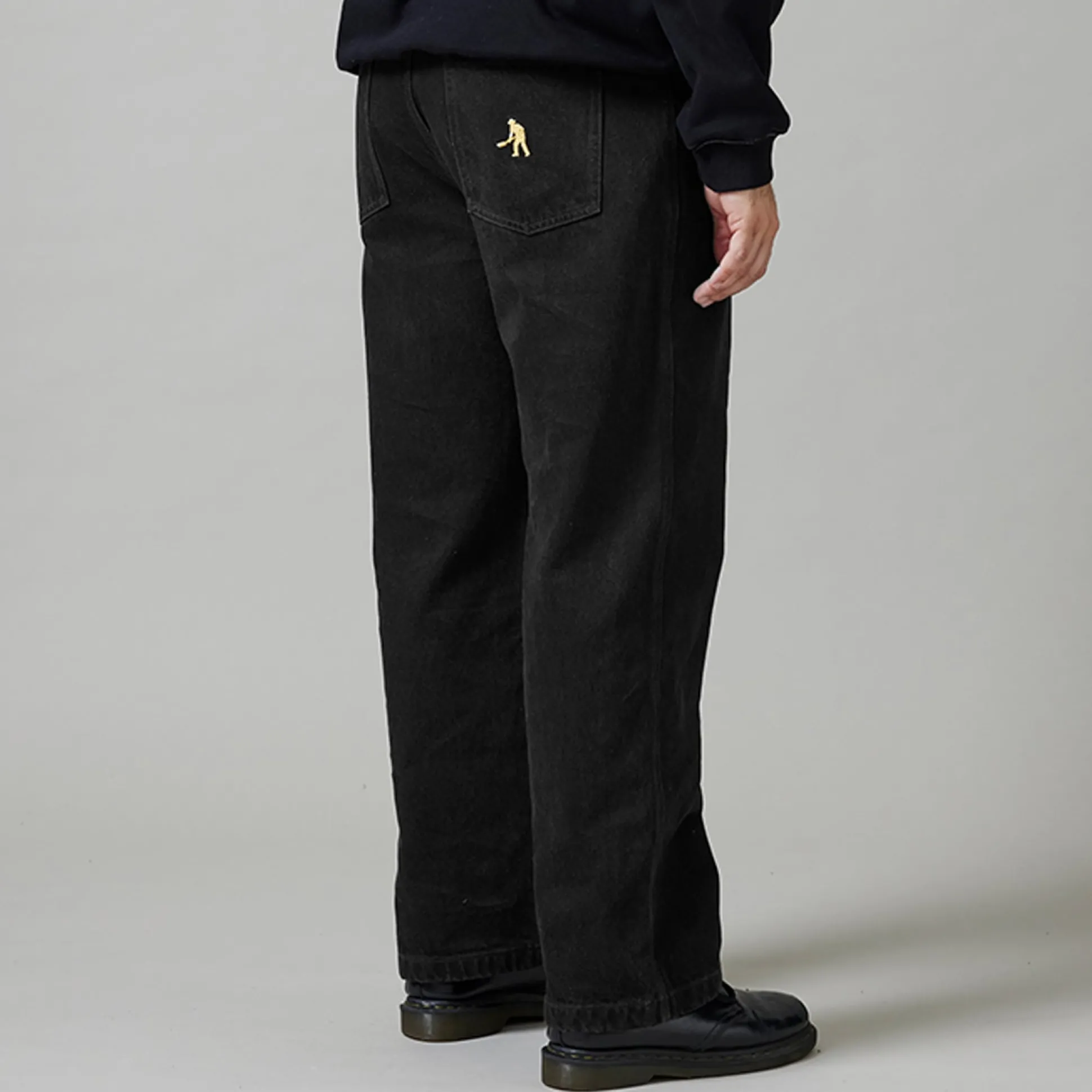 Pass~Port Blended Recycled Cotton Workers Club Jean - Washed Black
