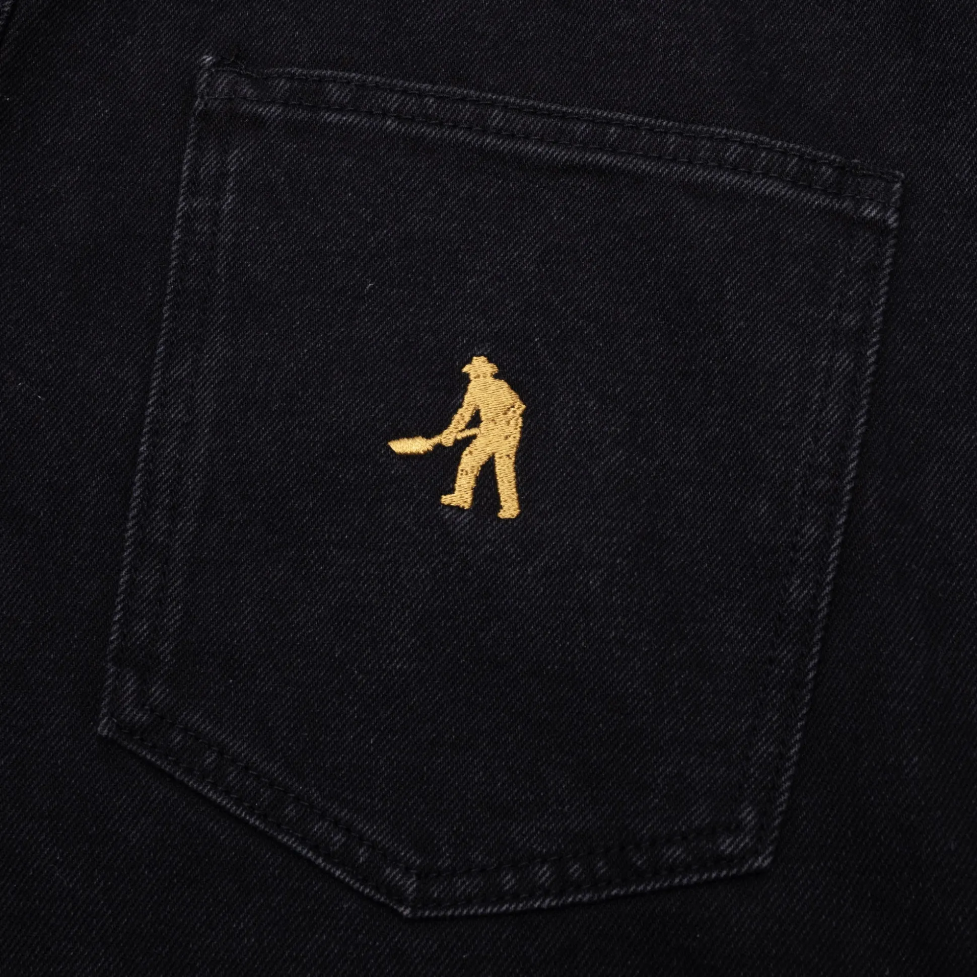 Pass~Port Blended Recycled Cotton Workers Club Jean - Washed Black