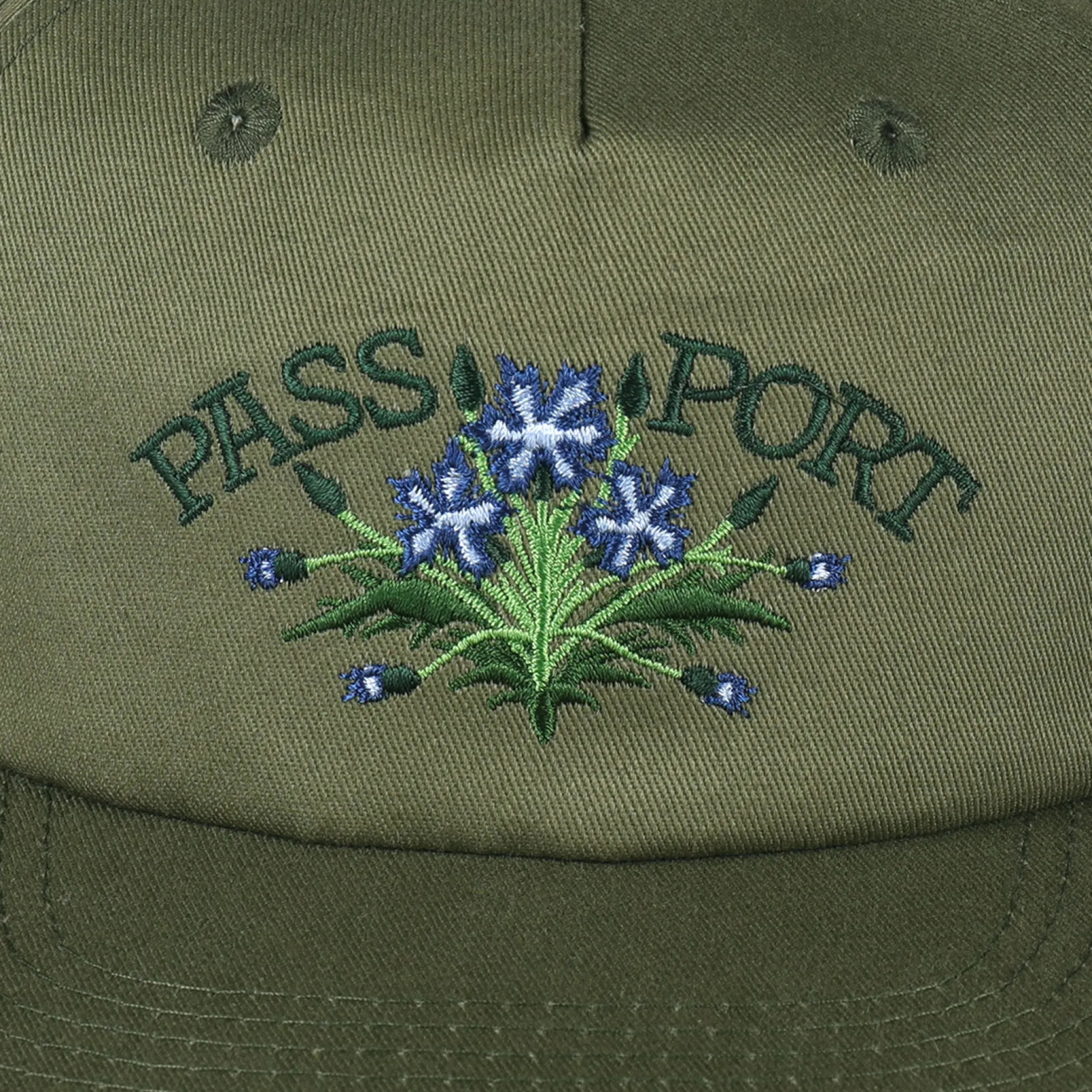 Pass~Port Bloom Workers Cap - Military Green