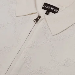 Pass~Port Brasco Zip Long Sleeve Knit - Cream