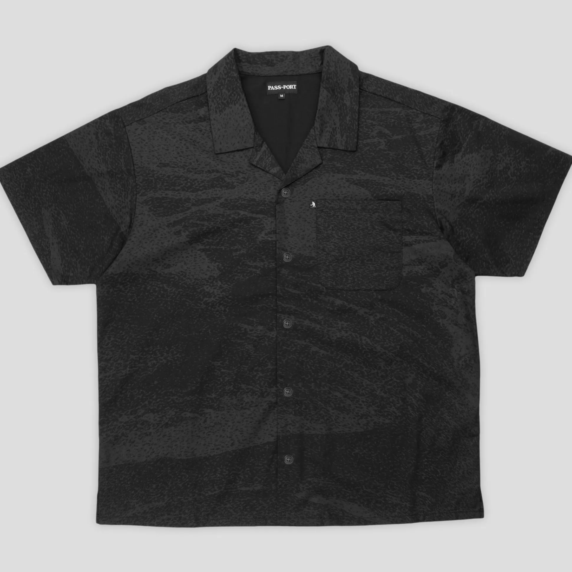 Pass~Port Cave~in Casual Shirt - Black