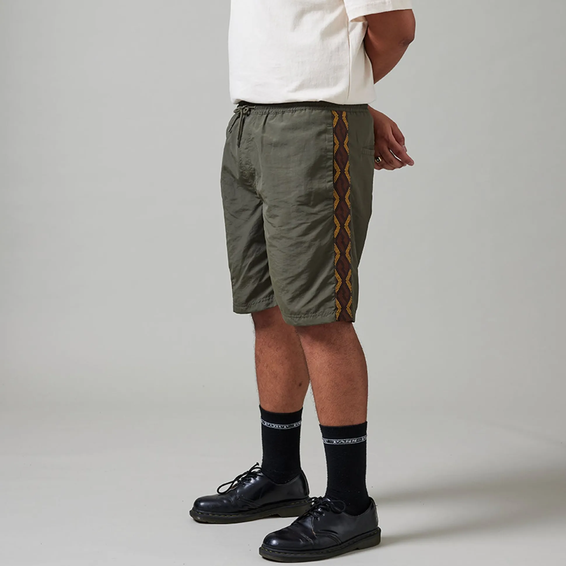 Pass~Port Coiled RPET Casual Short - Olive Green