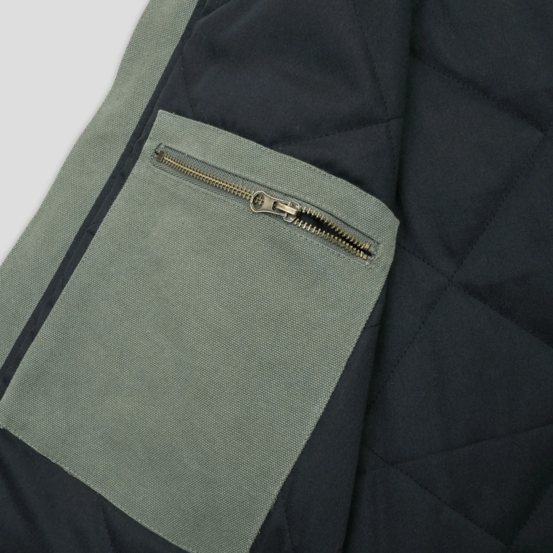Pass~Port Diggers Club Vest - Moss