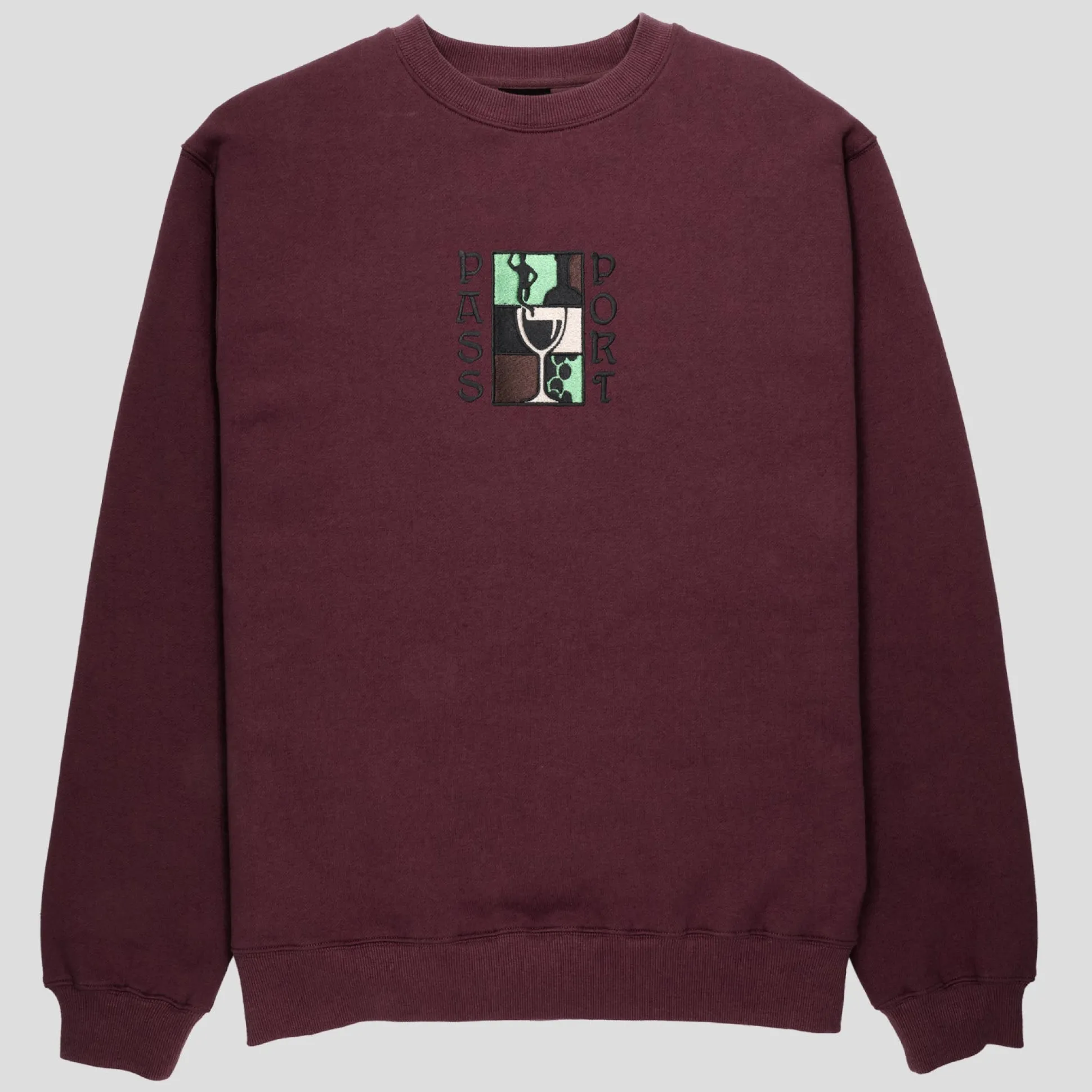 Pass~Port Dine Em' Sweater - Washed Berry