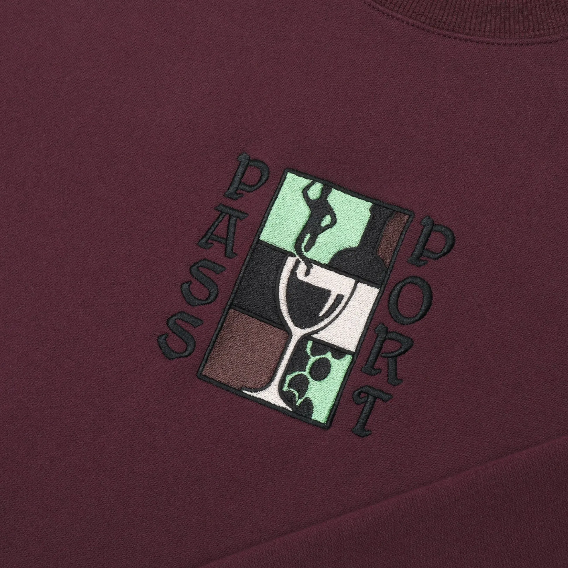 Pass~Port Dine Em' Sweater - Washed Berry