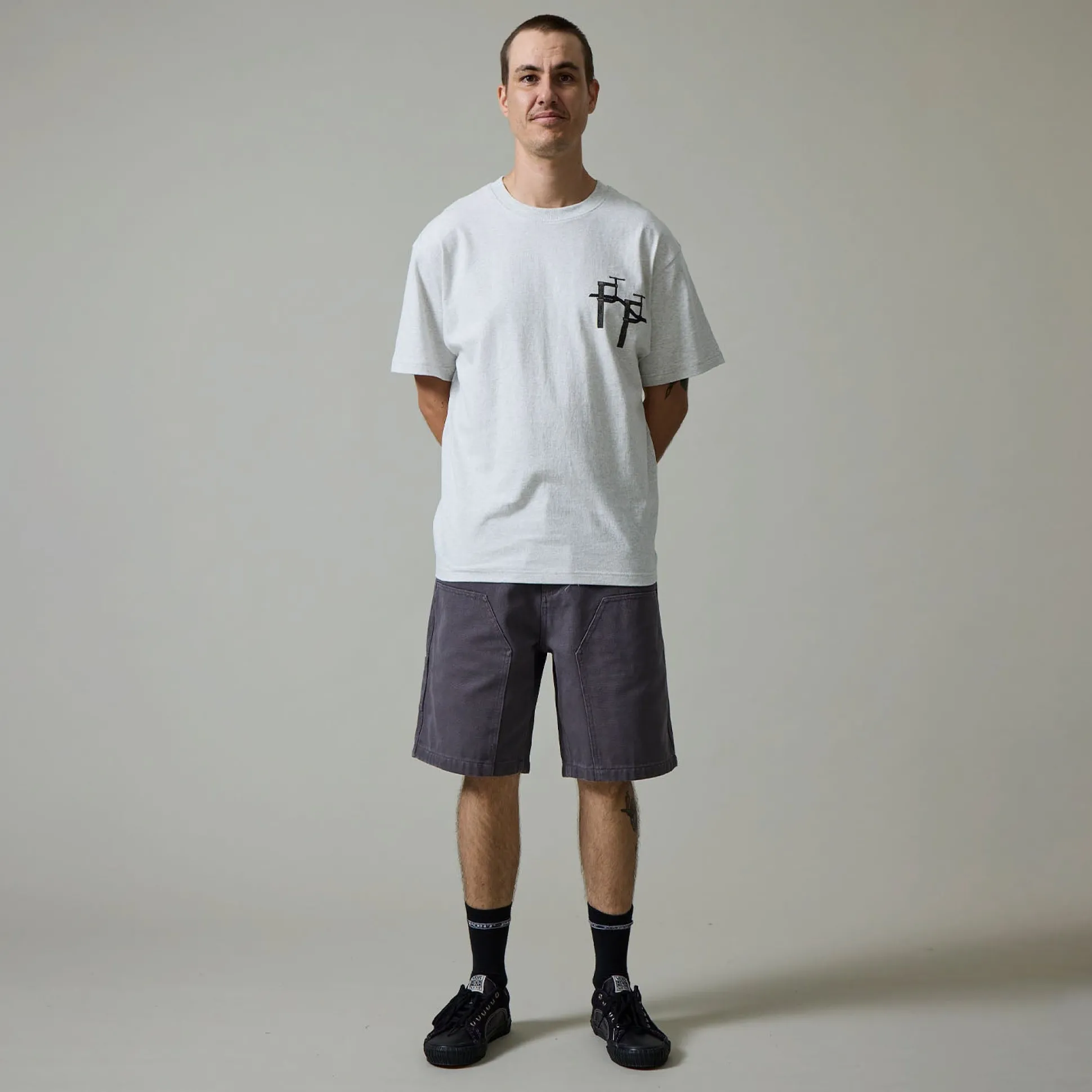 Pass~Port Double Knee Diggers Club Short - Charcoal
