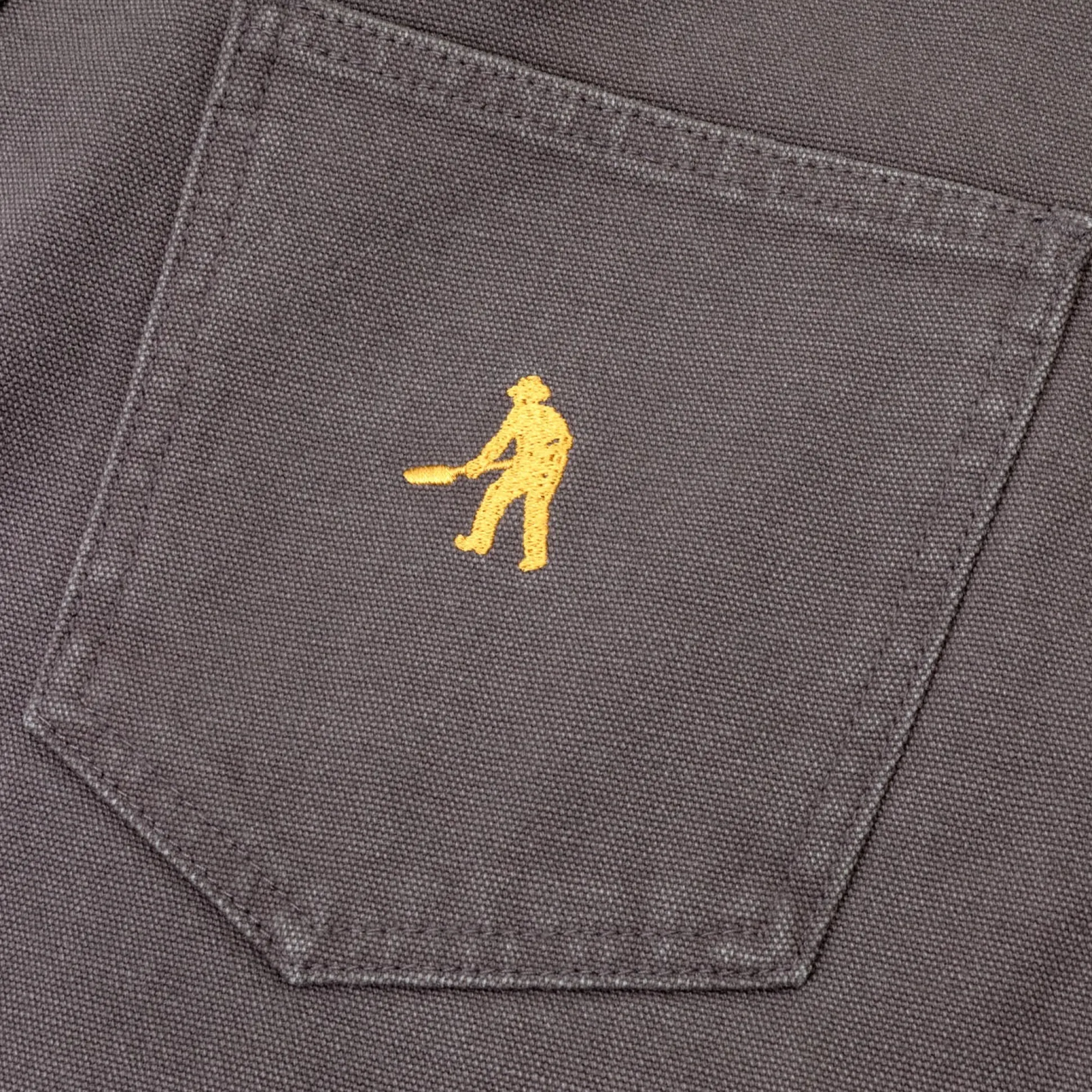 Pass~Port Double Knee Diggers Club Short - Charcoal