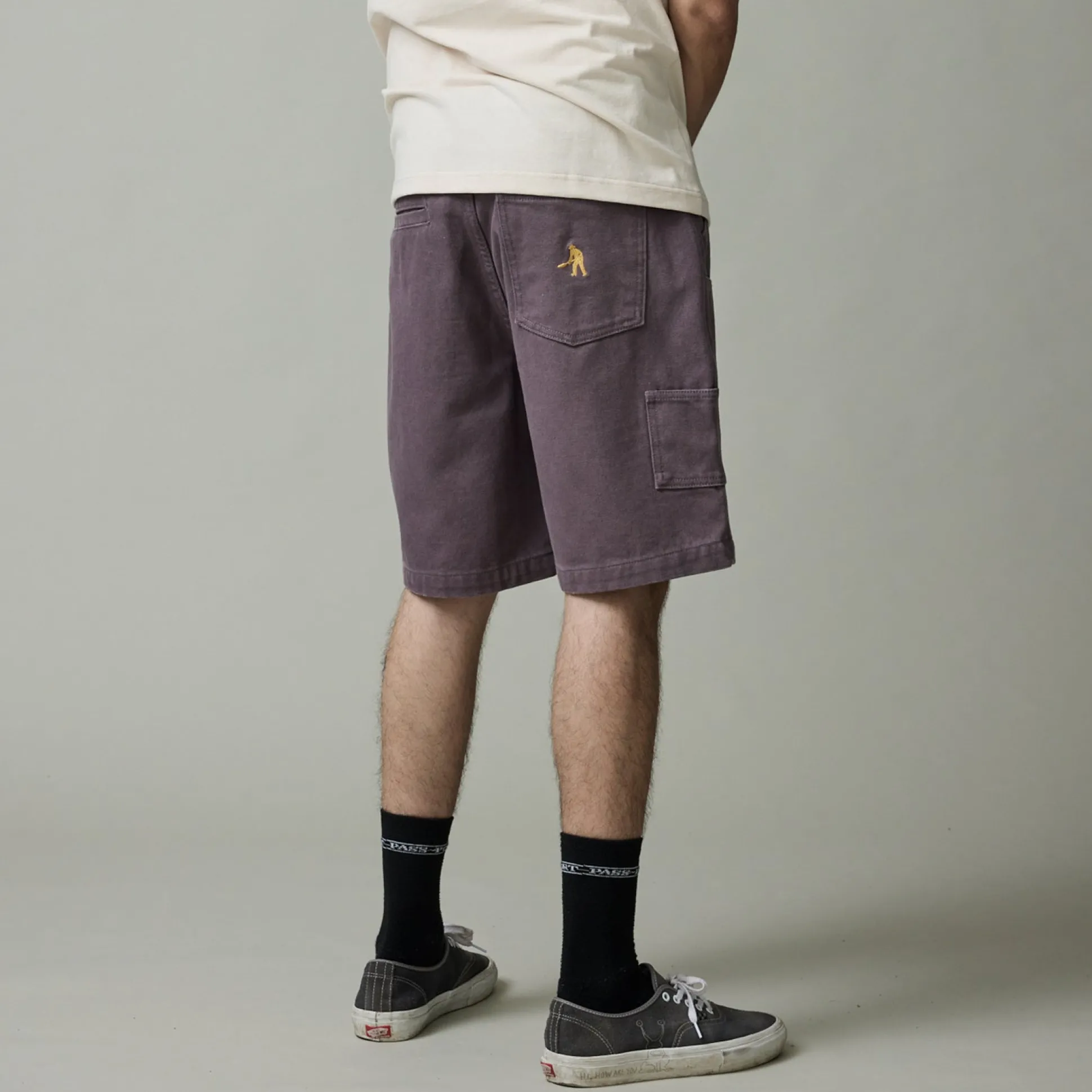 Pass~Port Double Knee Diggers Club Short - Washed Lilac