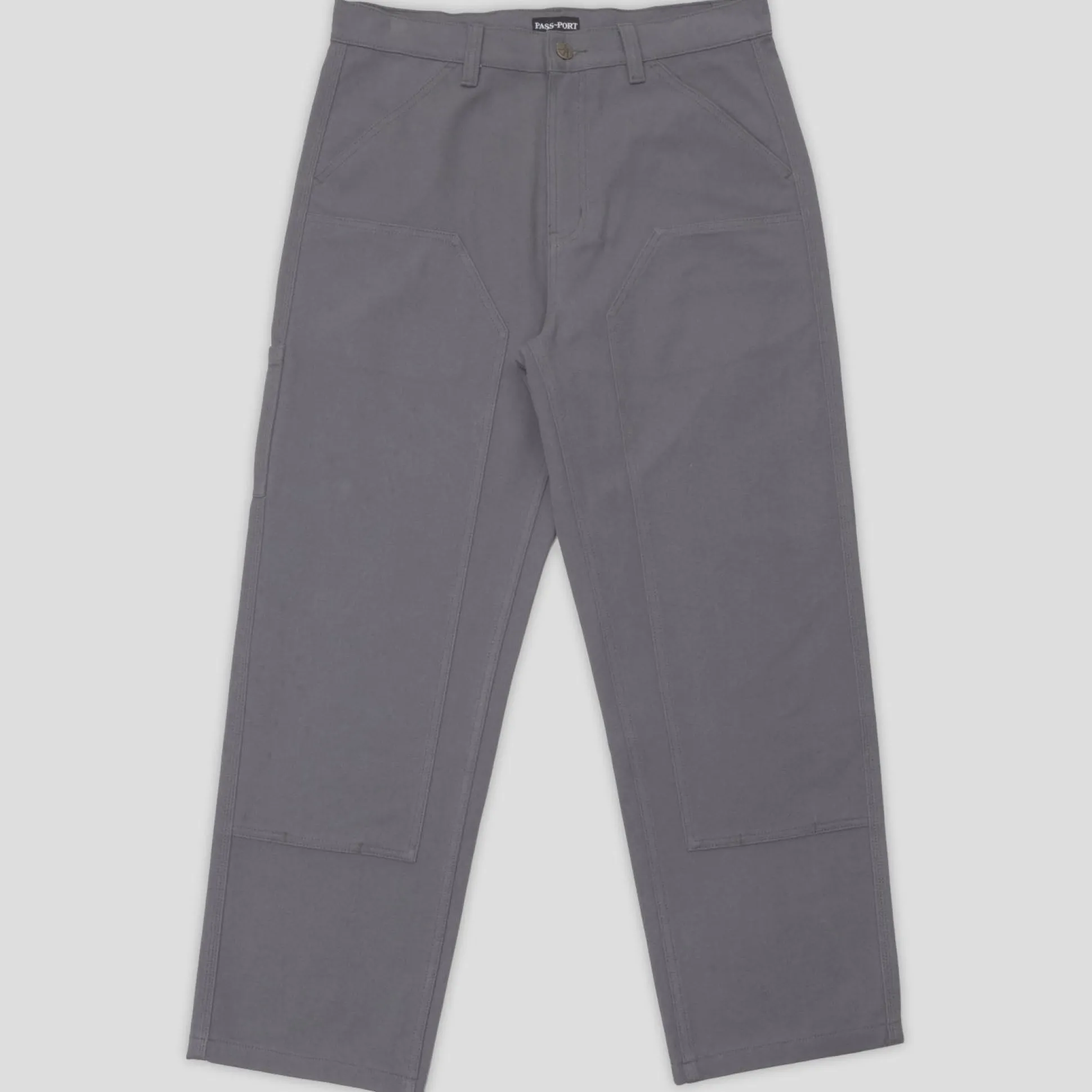 Pass~Port Double Knee Diggers Club Pant - Steel