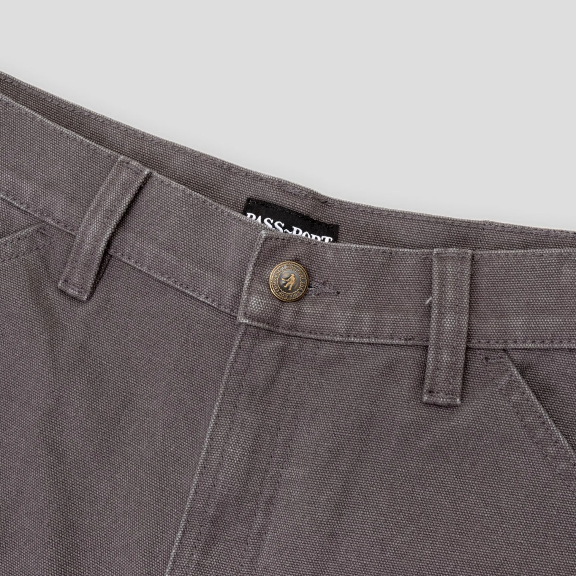 Pass~Port Double Knee Diggers Club Pant - Charcoal