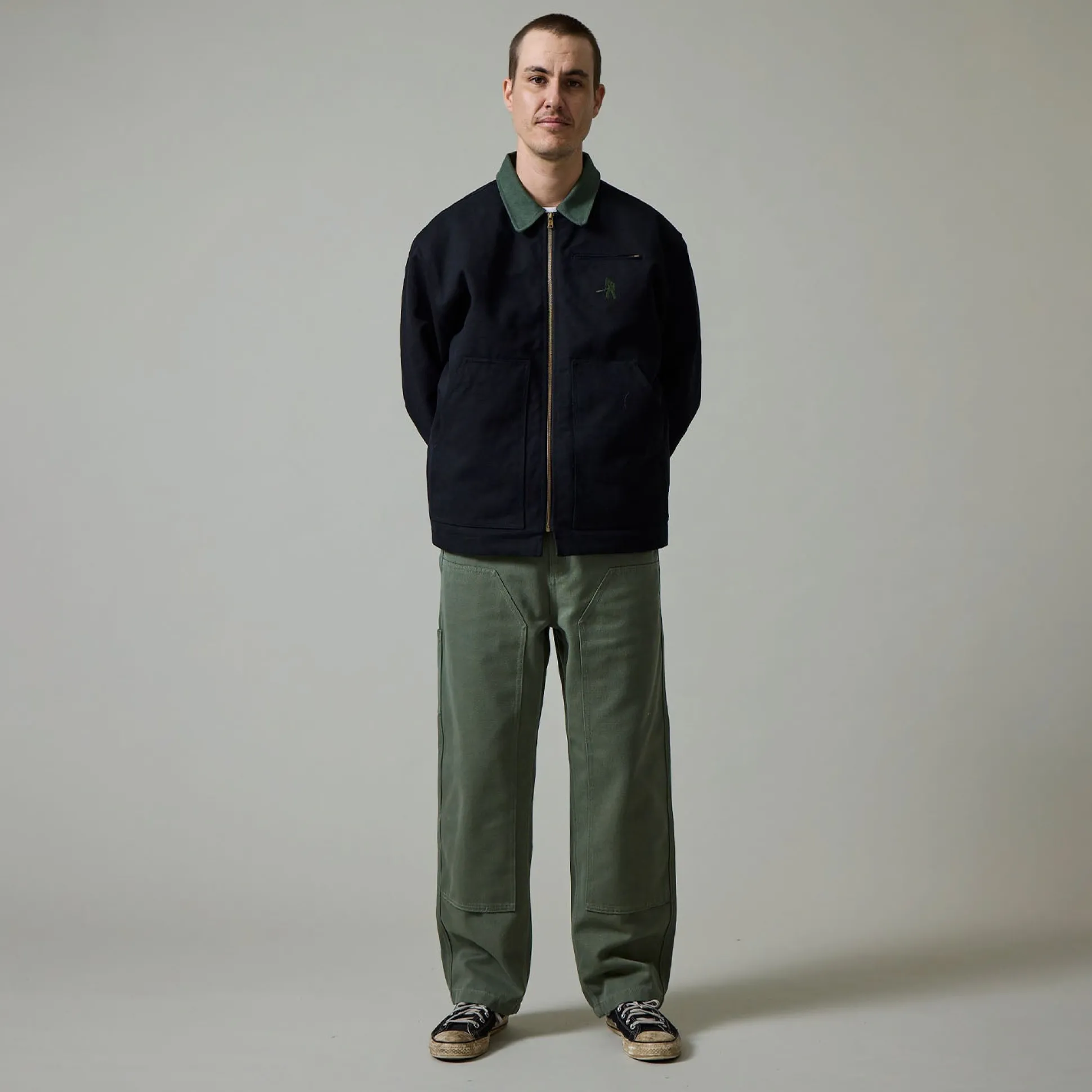 Pass~Port Double Knee Diggers Club Pant - Moss