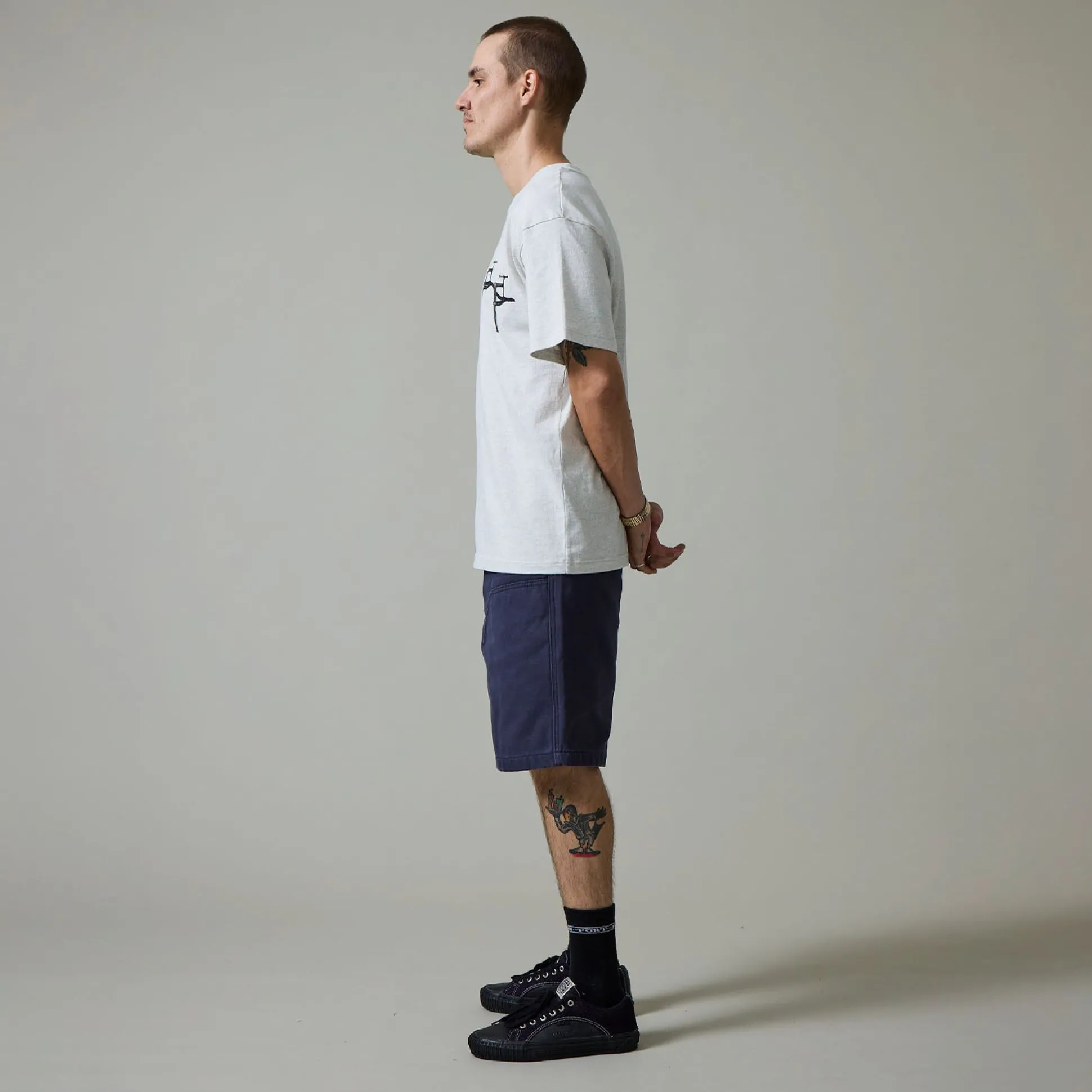 Pass~Port Double Knee Diggers Club Short - Navy
