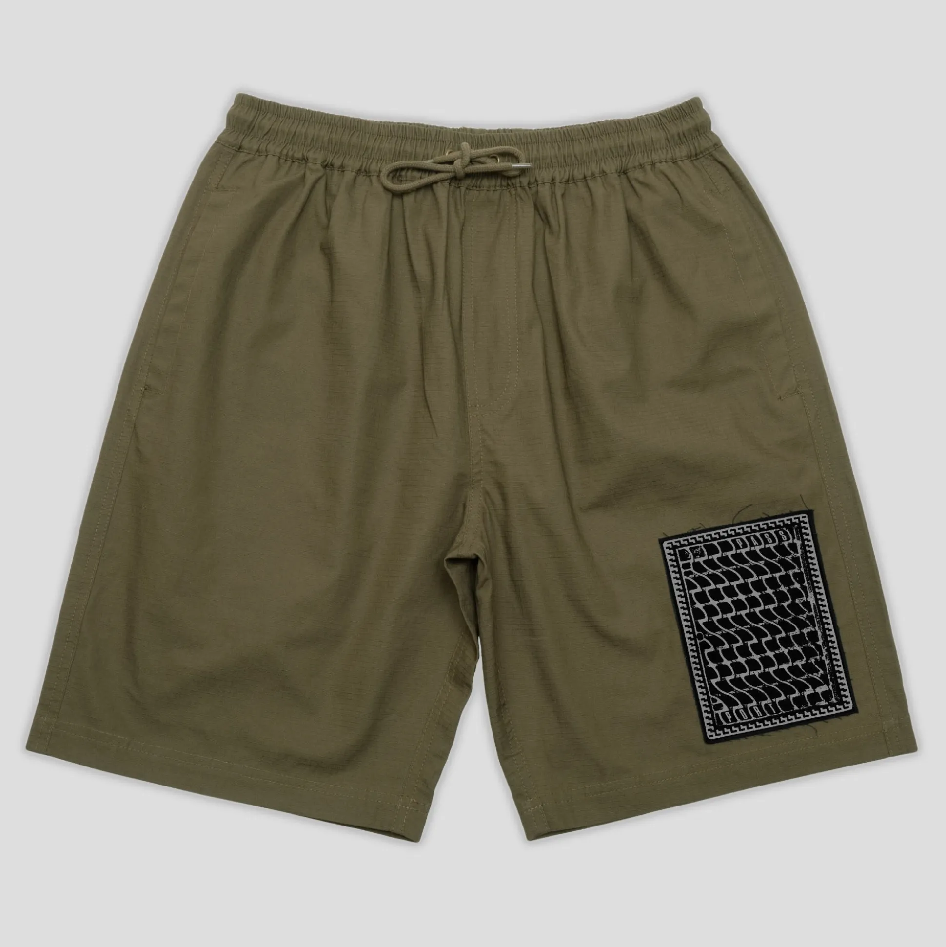 Pass~Port Drain Ripstop Casual Short - Olive