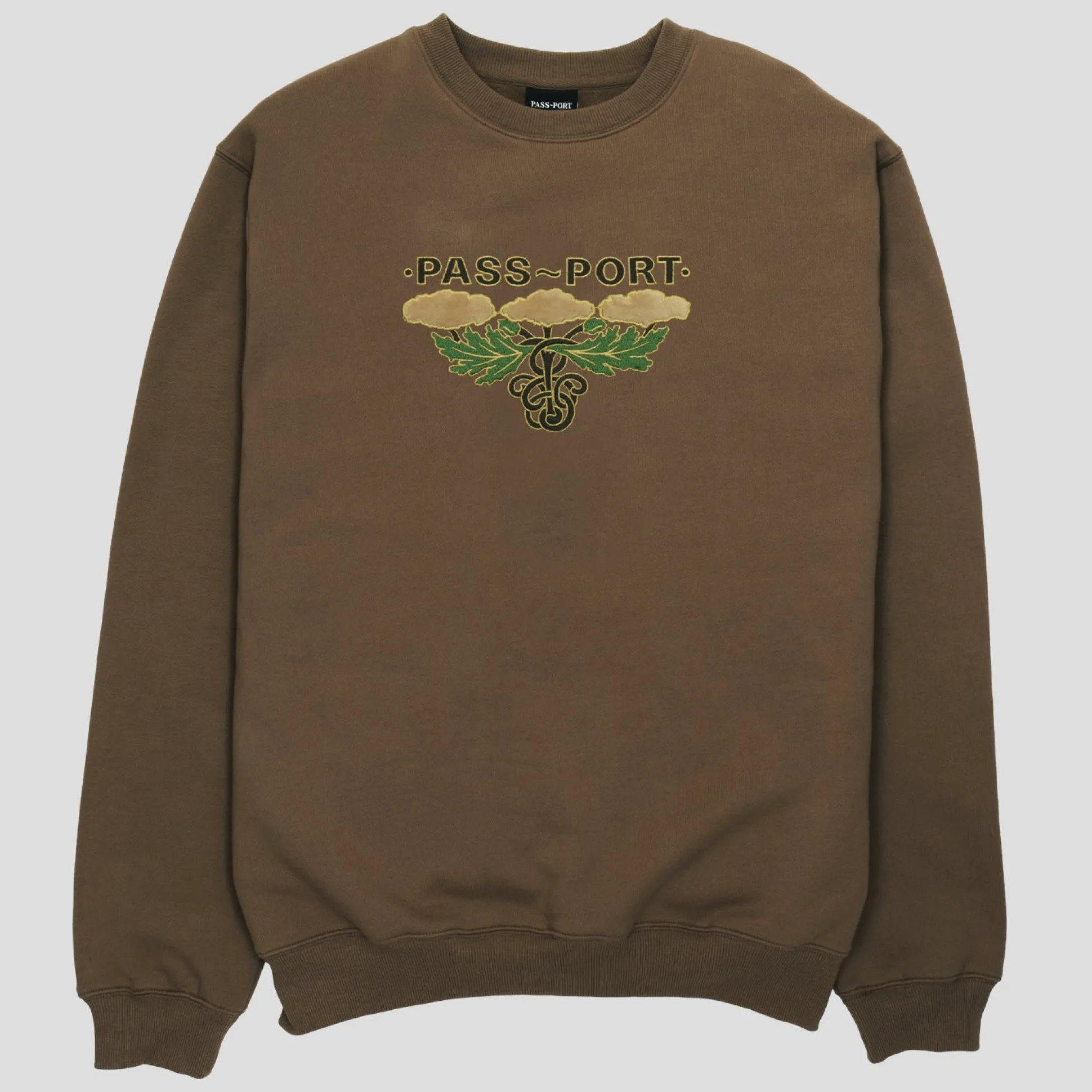 Pass~Port Emblem Appliqué Sweater - Choc