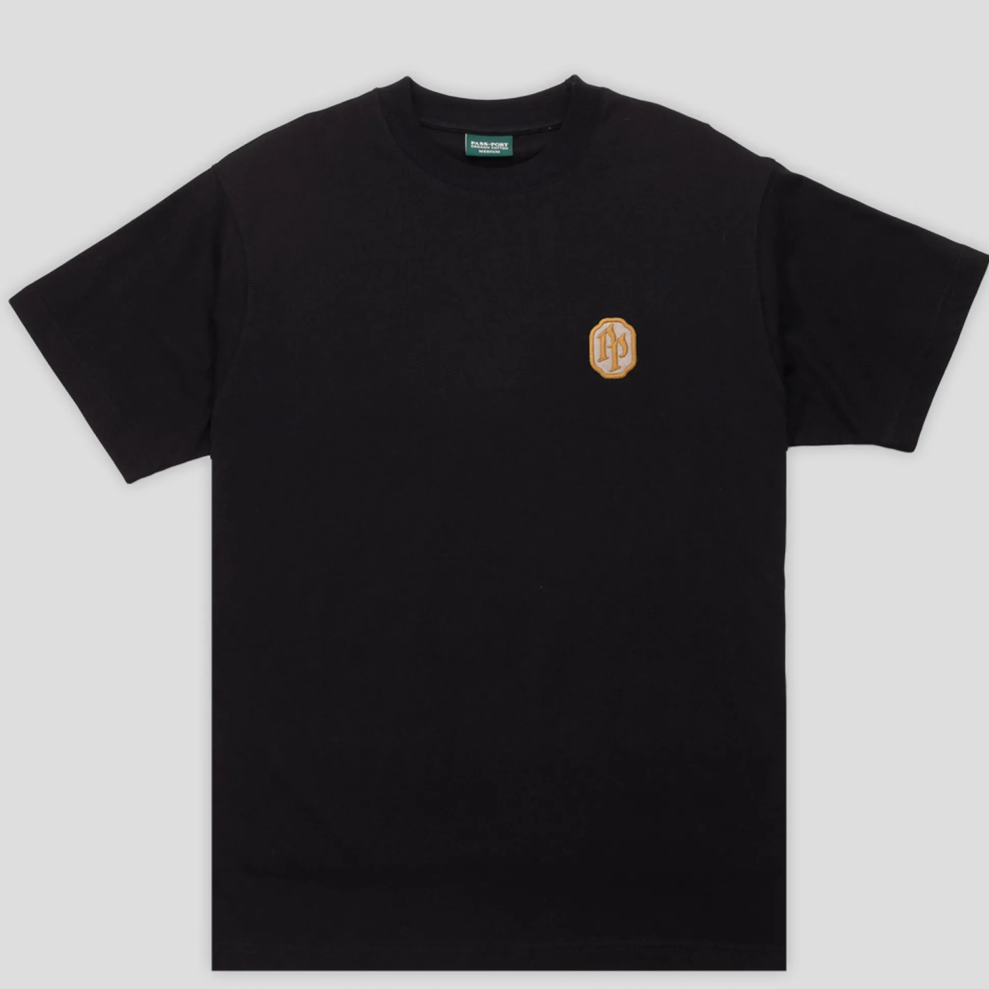 Pass~Port Emblematic Organic Cotton Tee - Black