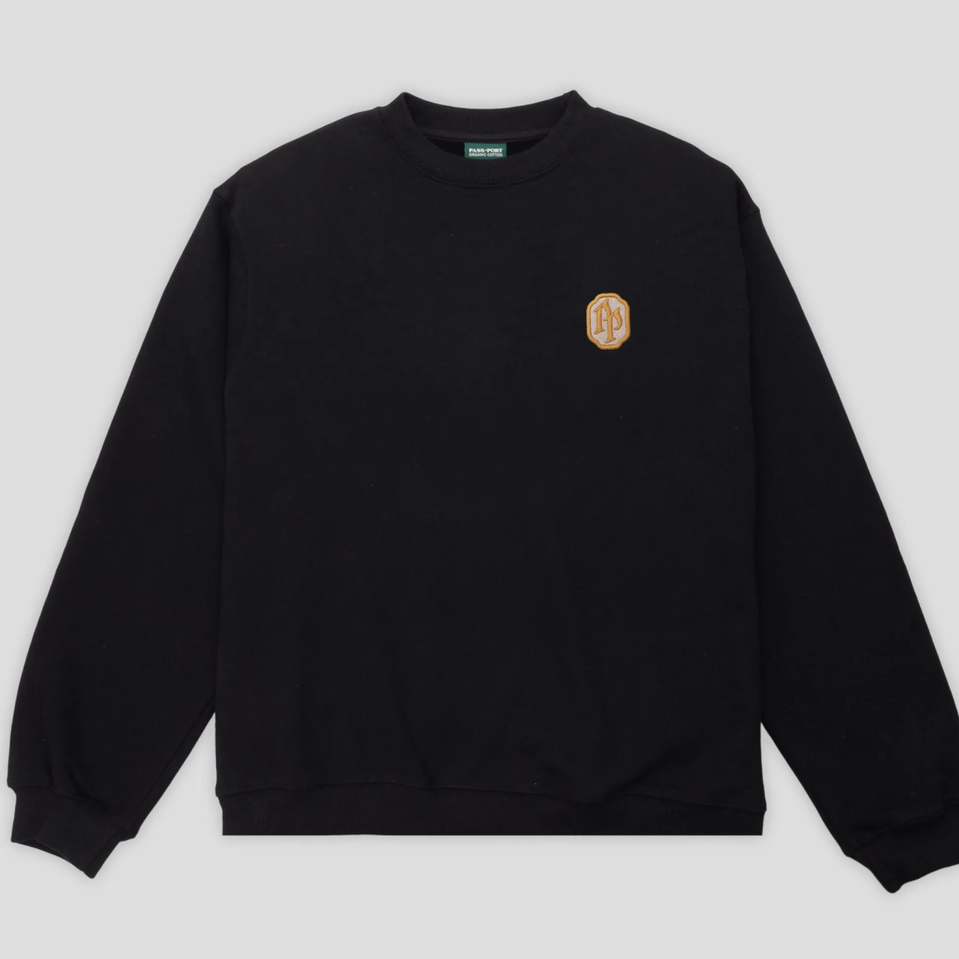 Pass~Port Emblematic Organic Fleece Sweater - Black