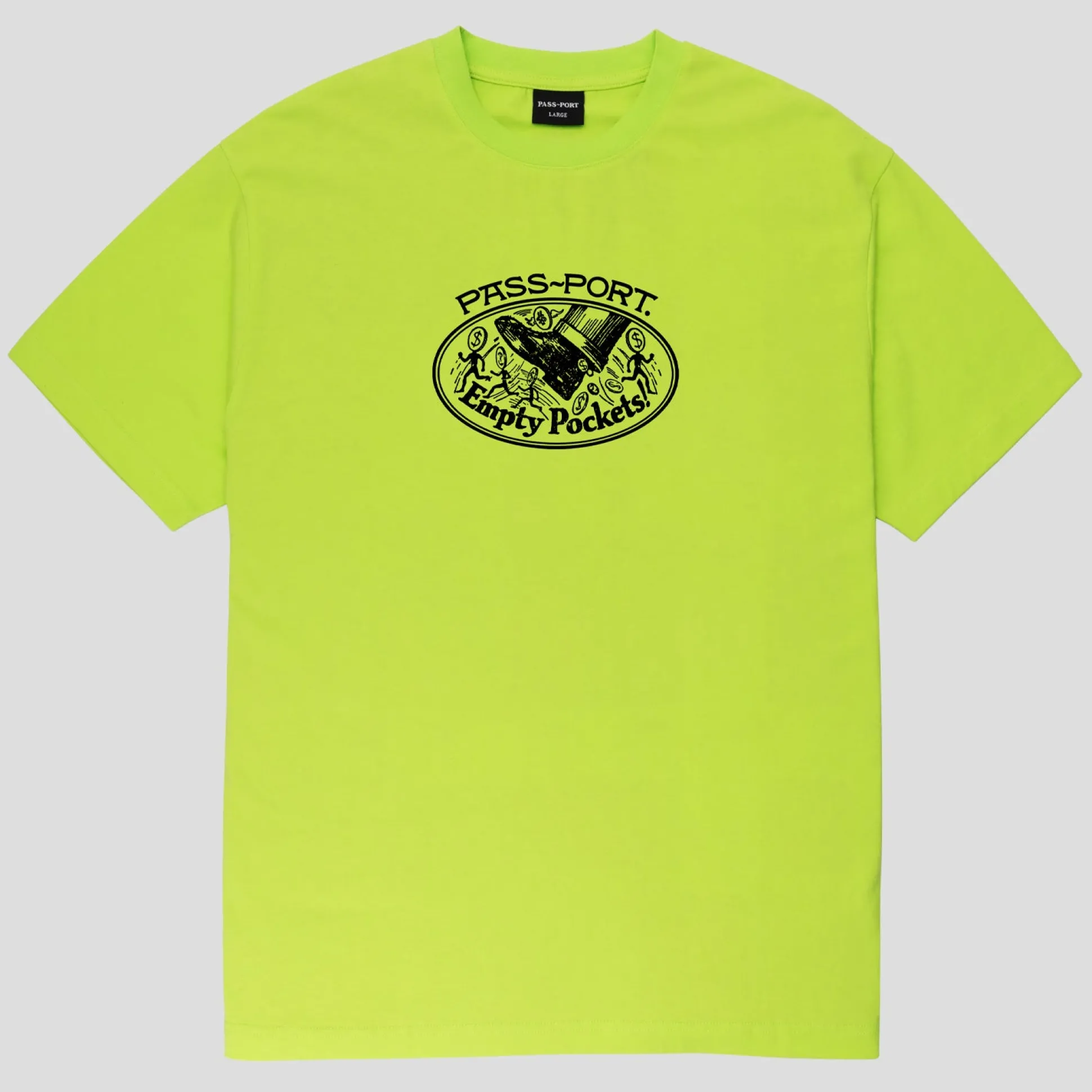 Pass~Port Empty Pockets Tee - Safety Yellow